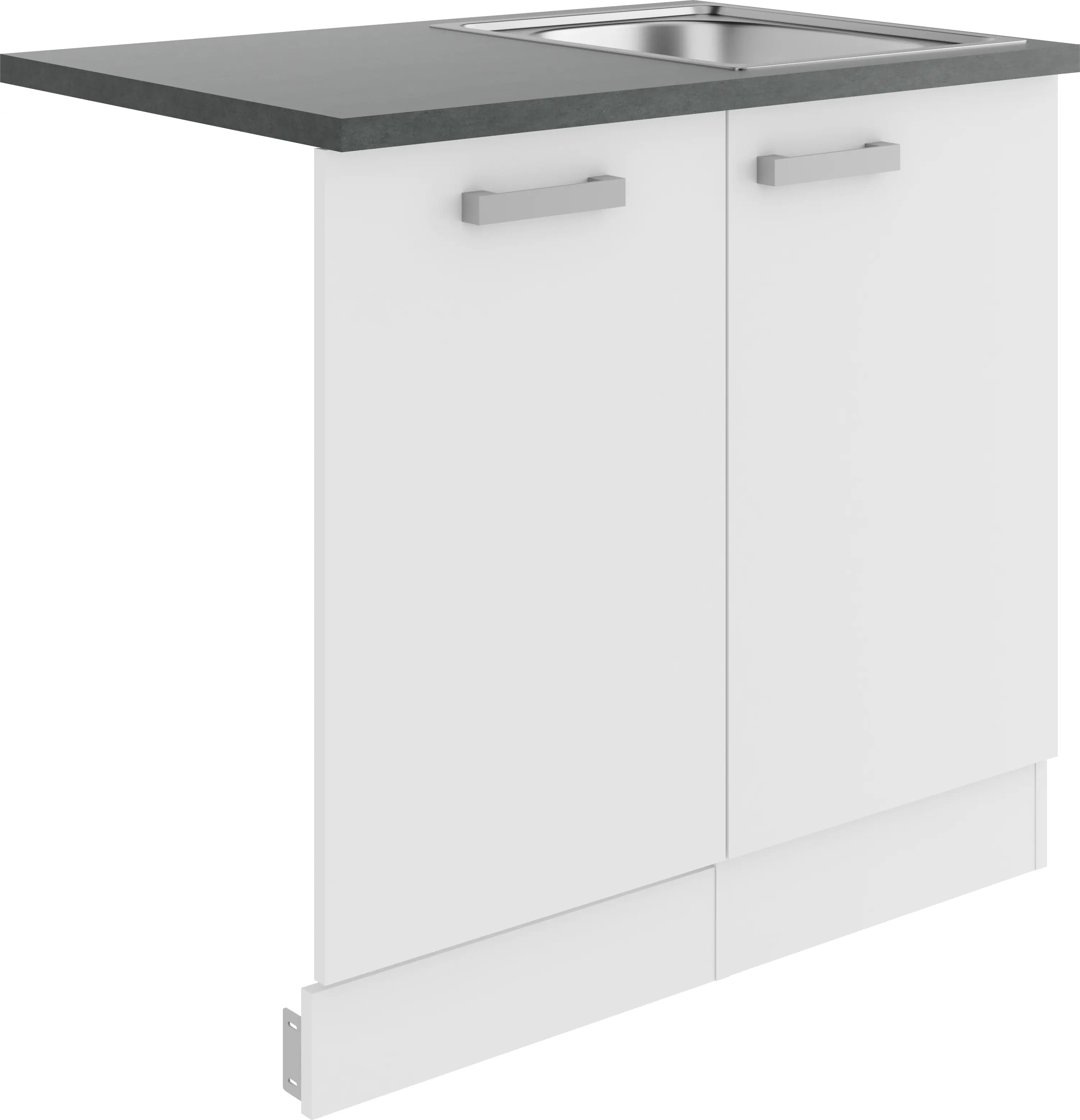 Optifit Spüle mit Unterschrank-Set Oslo 214 weiß 90 cm