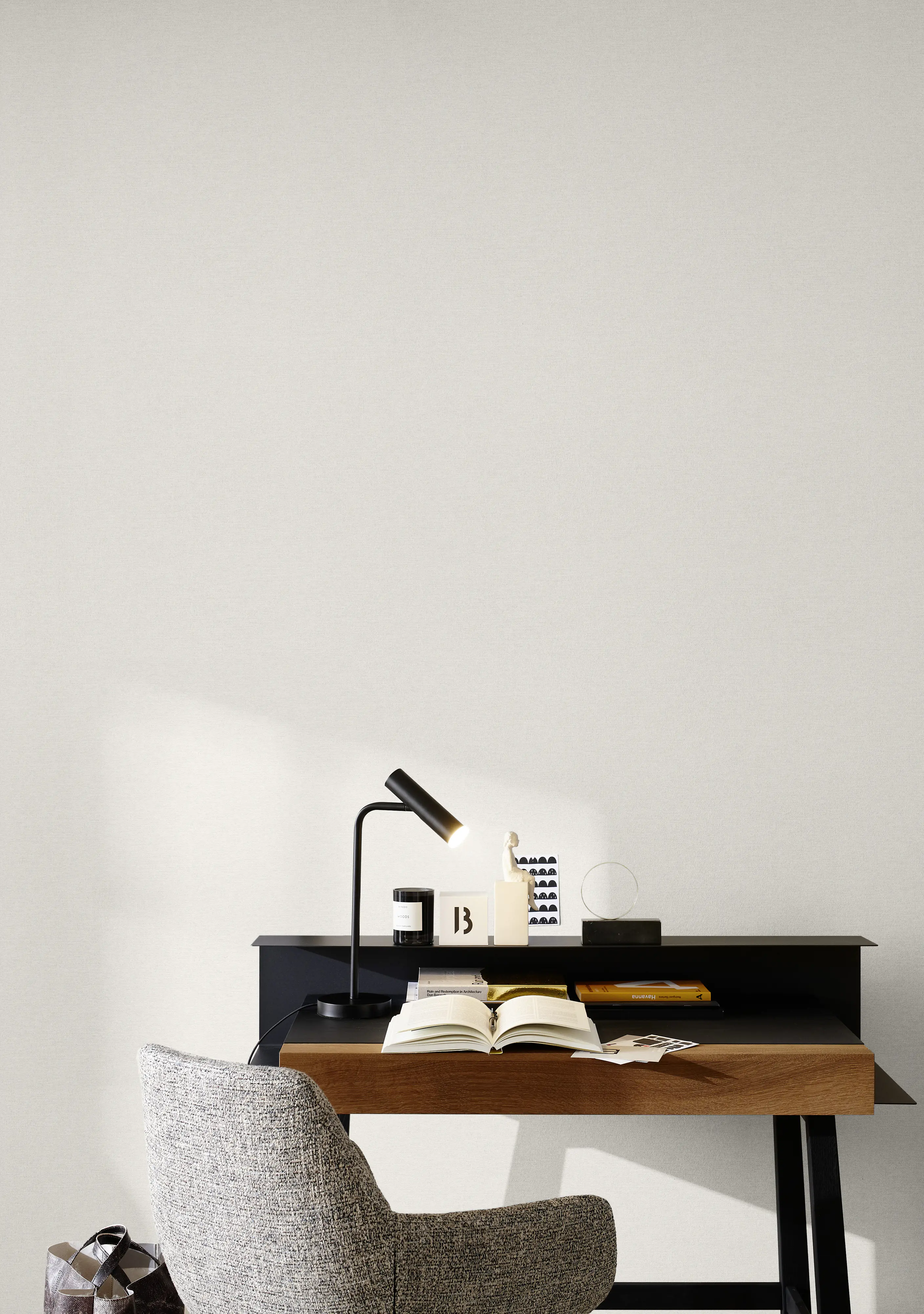 Rasch Vliestapete Schöner Wohnen hellgrau