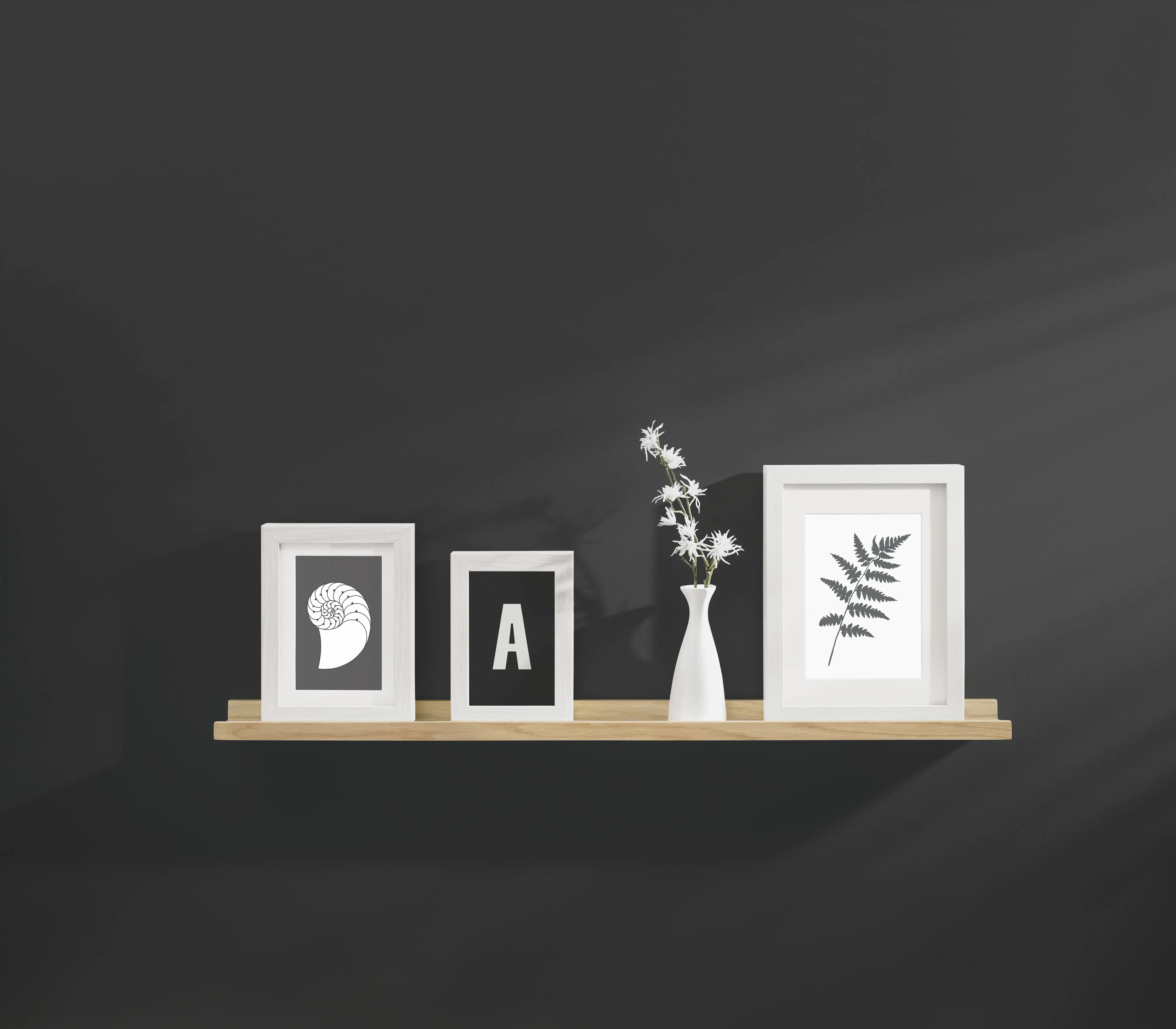 Dolle Bilderleiste Border 60 x 9 cm Eiche furniert