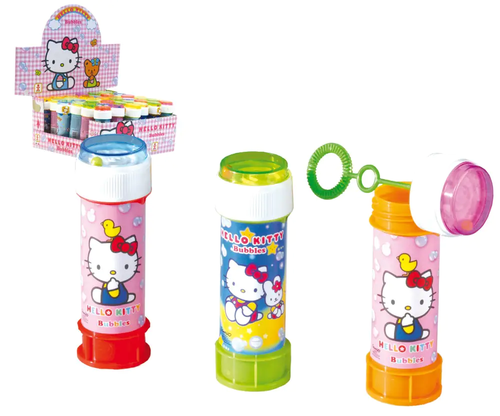 Happy People Seifenblasen Hello Kitty 60 ml - 1 Stück - farblich sortiert