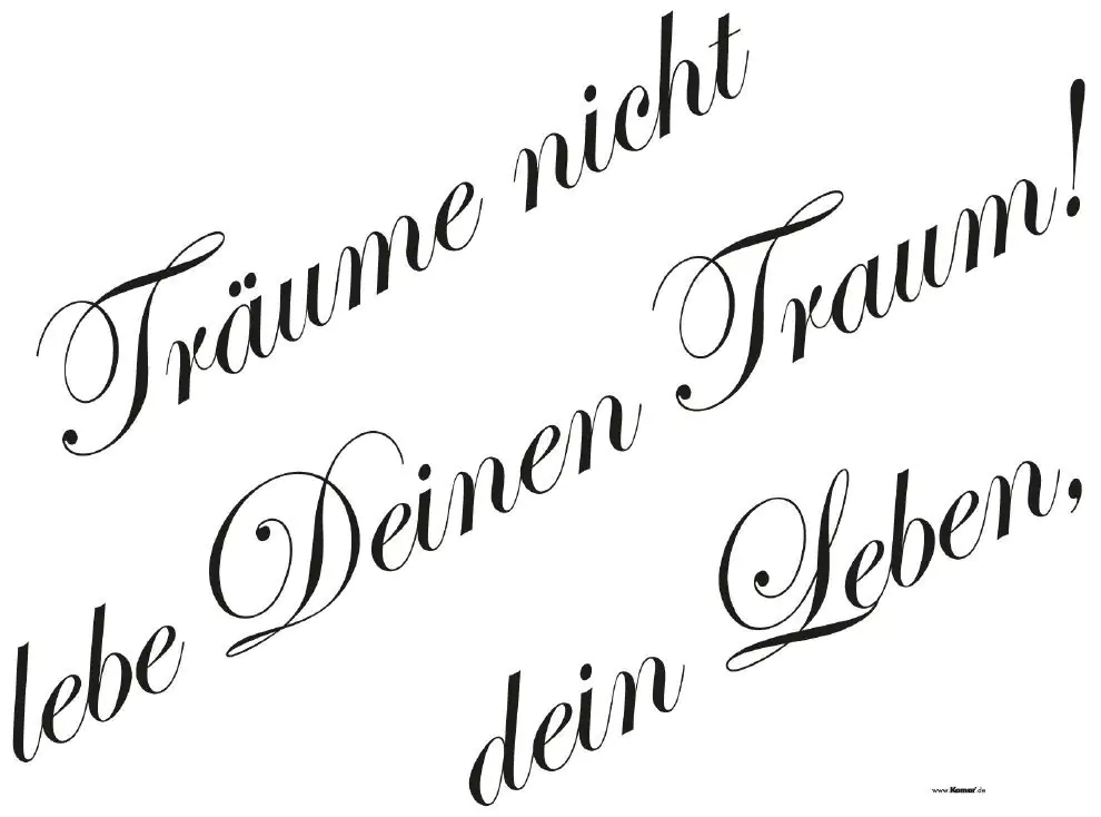 4036834670511 Komar Decosticker Träume 50 x 70 cm