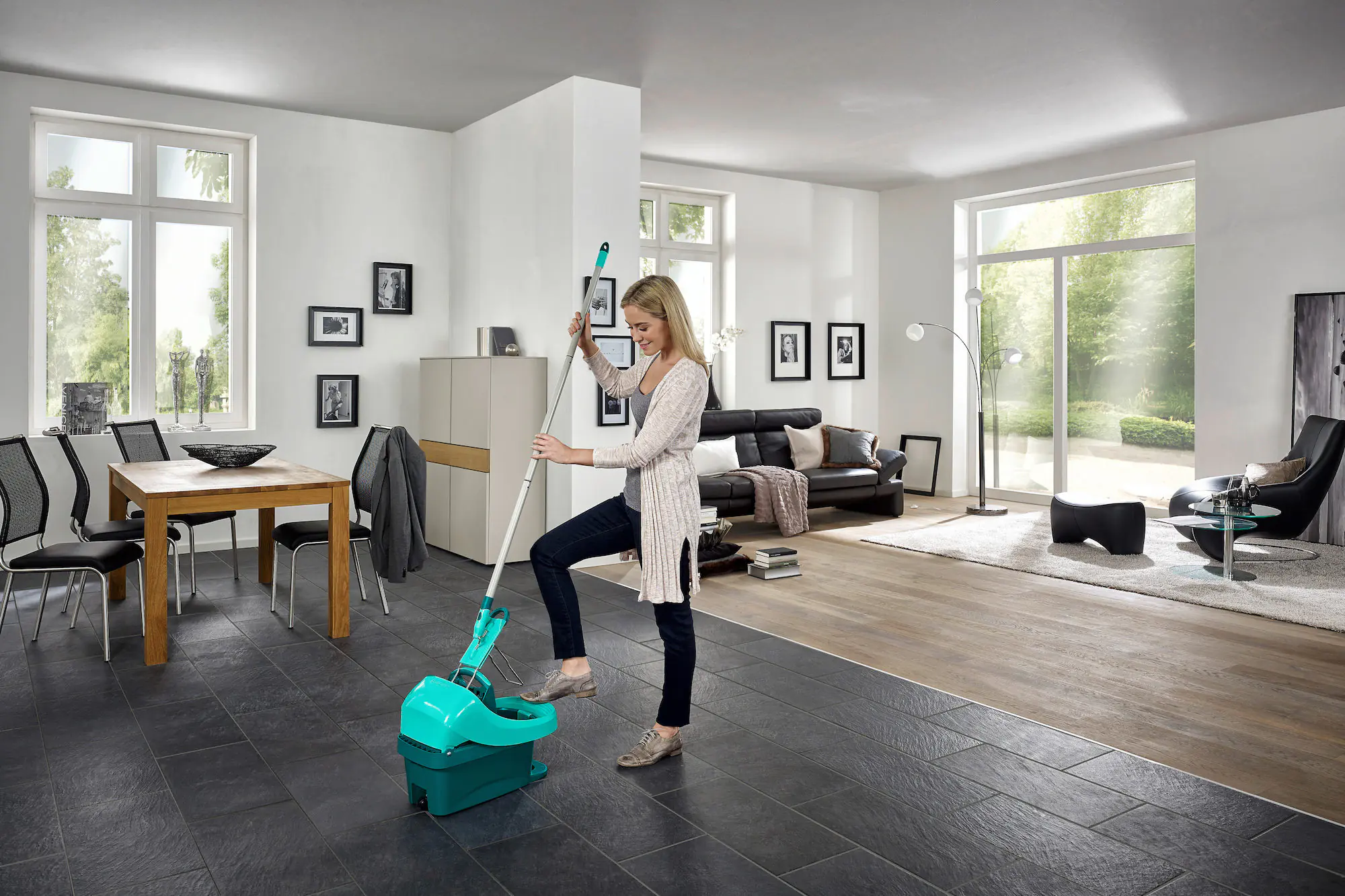 Leifheit Wischtuchpresse Profi XL Evo mit Rollen Leifheit Wischtuchpresse Profi XL Evo mit Rollen