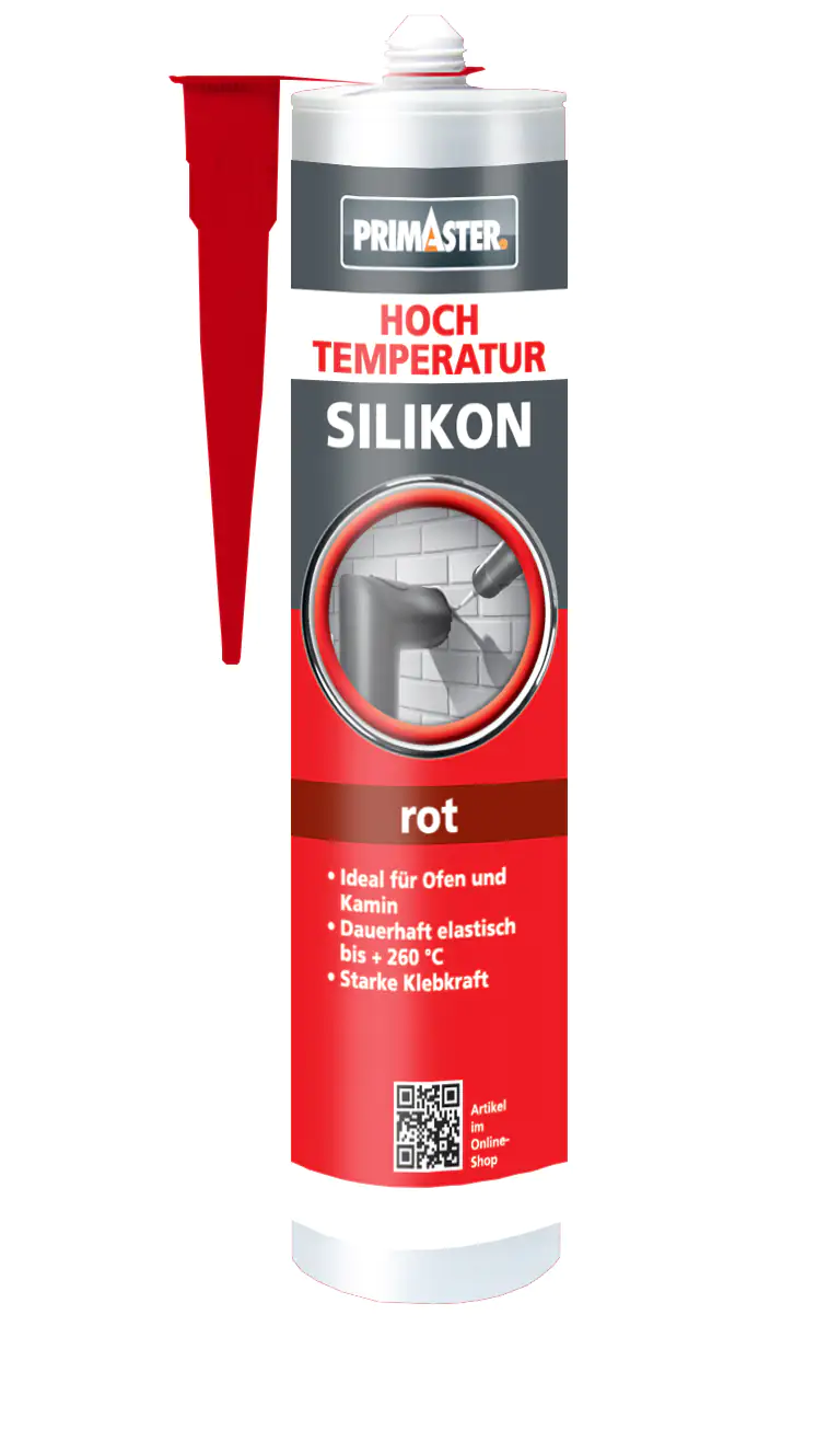 Primaster Hochtemperatur Silikon rot 300 ml
