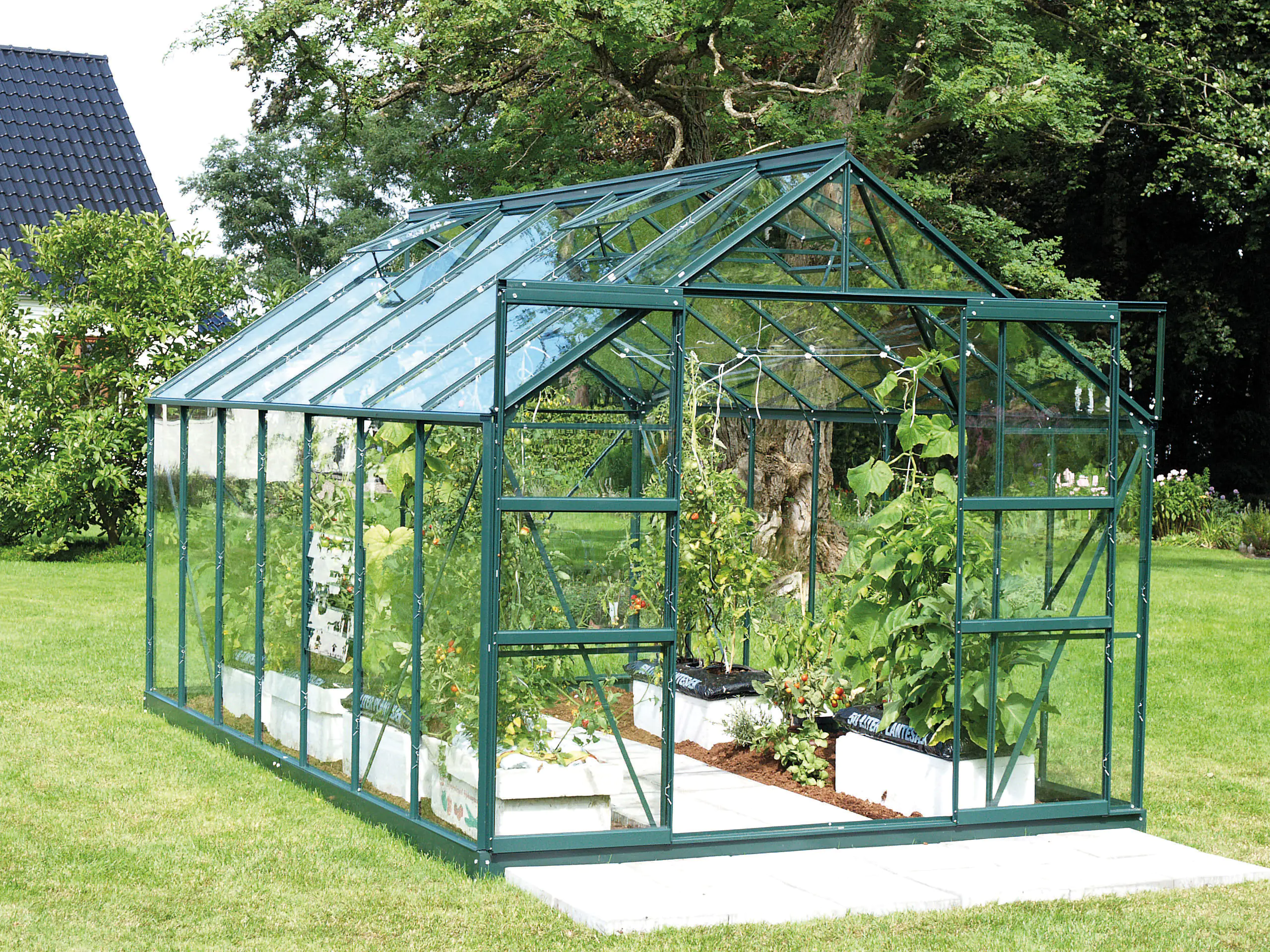 Vitavia Gewächshaus Uranus 11500 254 x 441 cm 3 mm Sicherheitsglas Vitavia Gewächshaus Uranus 11500 254 x 441 cm 3 mm Sicherheitsglas