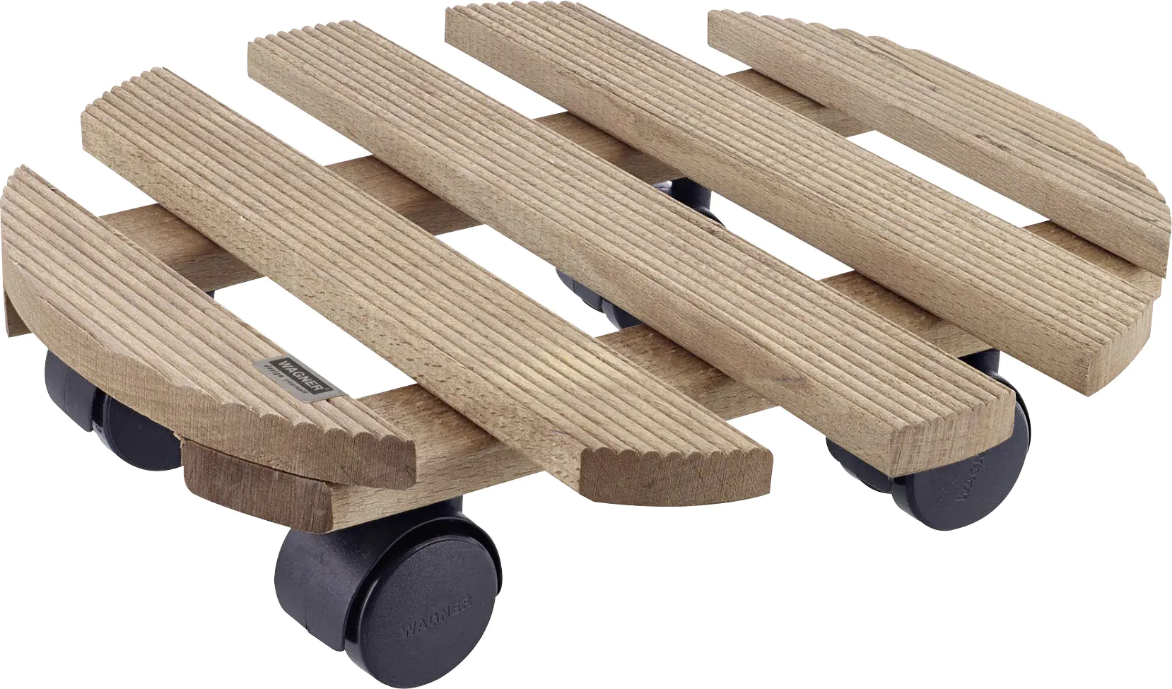 Wagner Pflanzenroller Country Holz  Ø 30 cm braun  Wagner Pflanzenroller Country Holz  Ø 30 cm braun