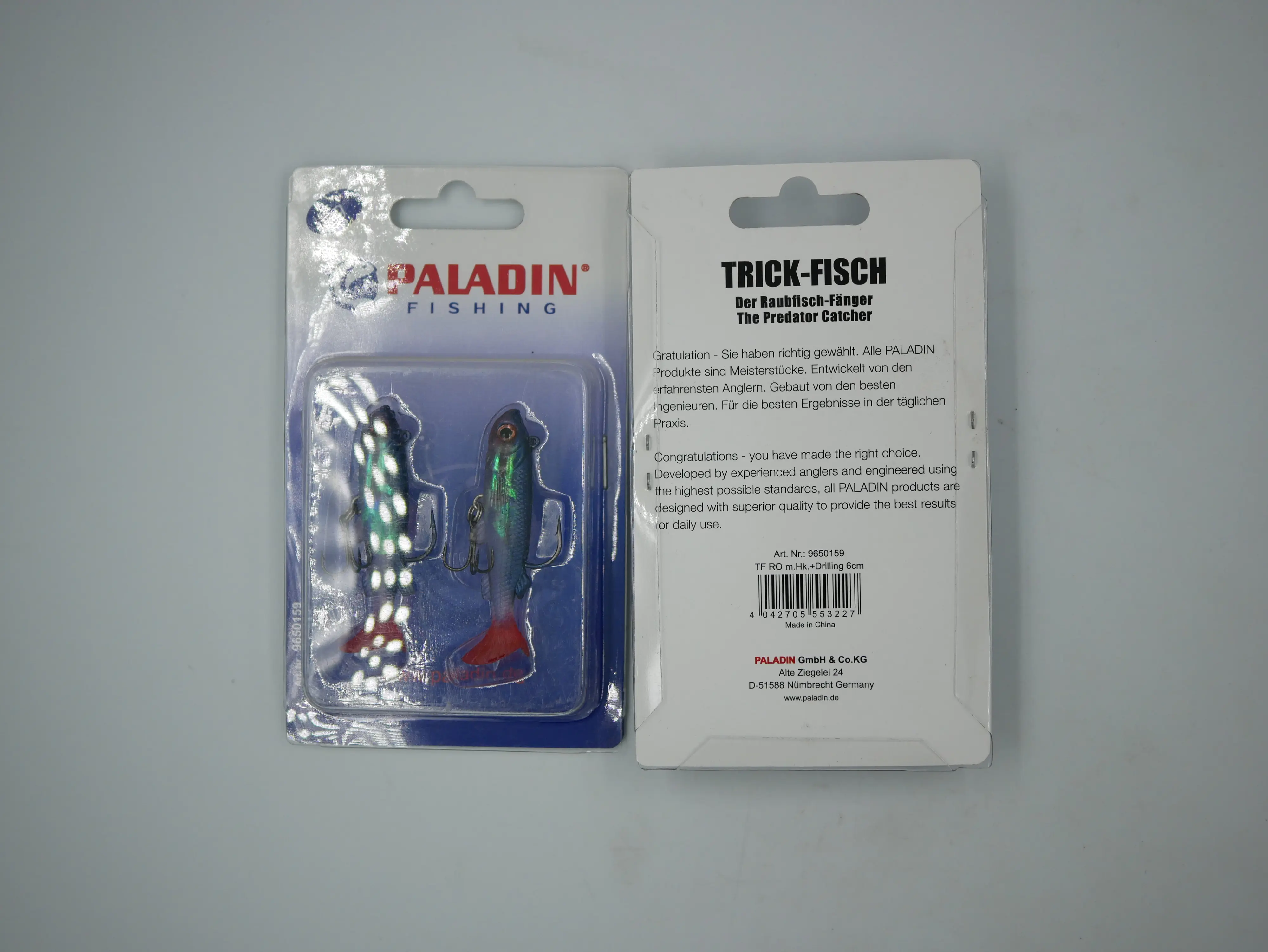 Paladin Kunstköder 6cm Rotauge 2 Stück