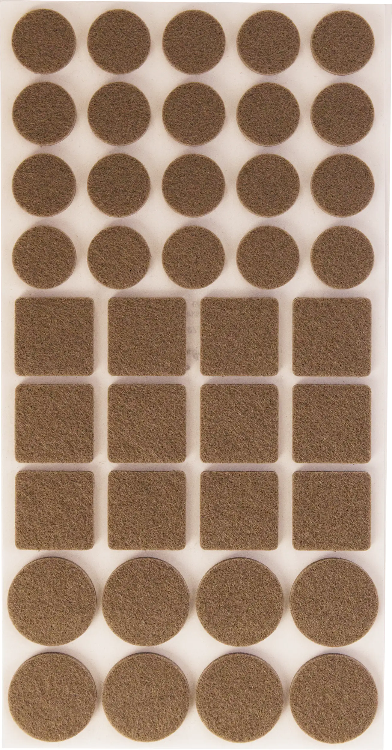 TrendLine Filzgleiter-Set braun 40-Stück