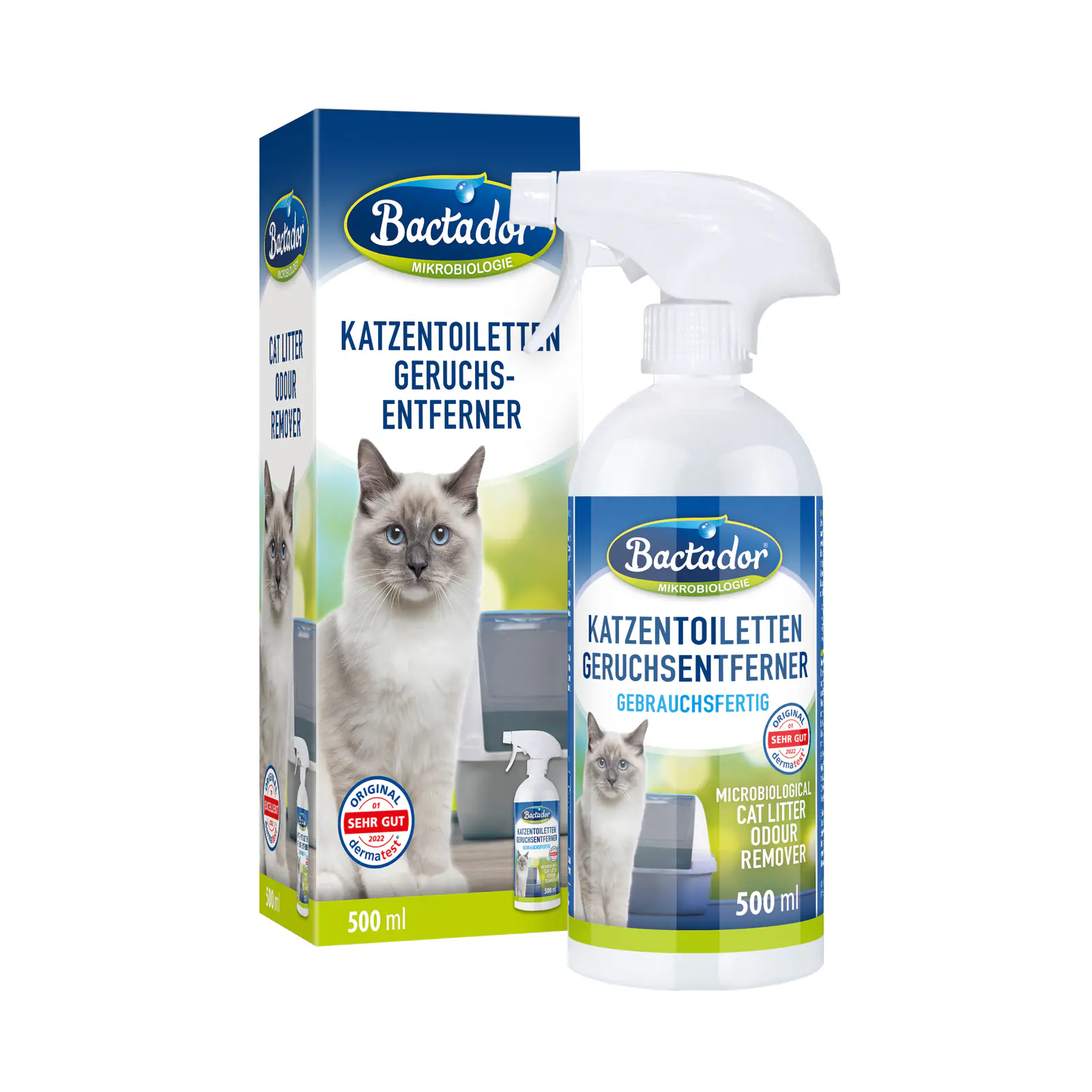 Bactador Katzentoiletten Geruchsentferner 500 ml Bactador Katzentoiletten Geruchsentferner 500 ml