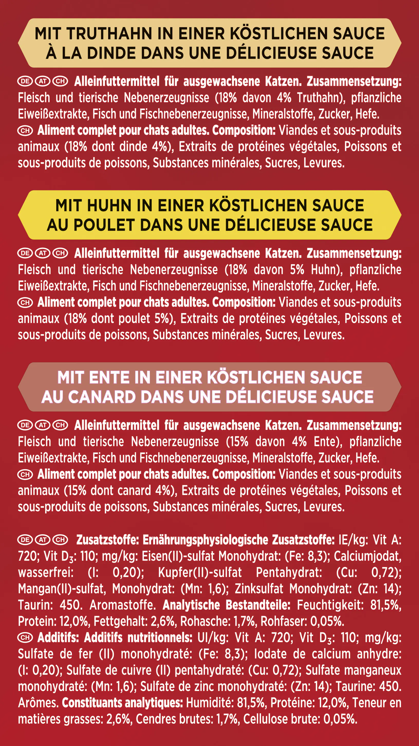 Gourmet Mon Petit mit Ente Huhn und Truthahn 6x 50g Gourmet Mon Petit