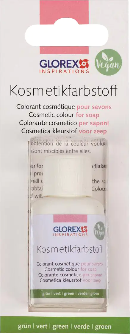 7610877503806 Glorex Seifen-Kosmetik-Farbstoff grün 20 ml