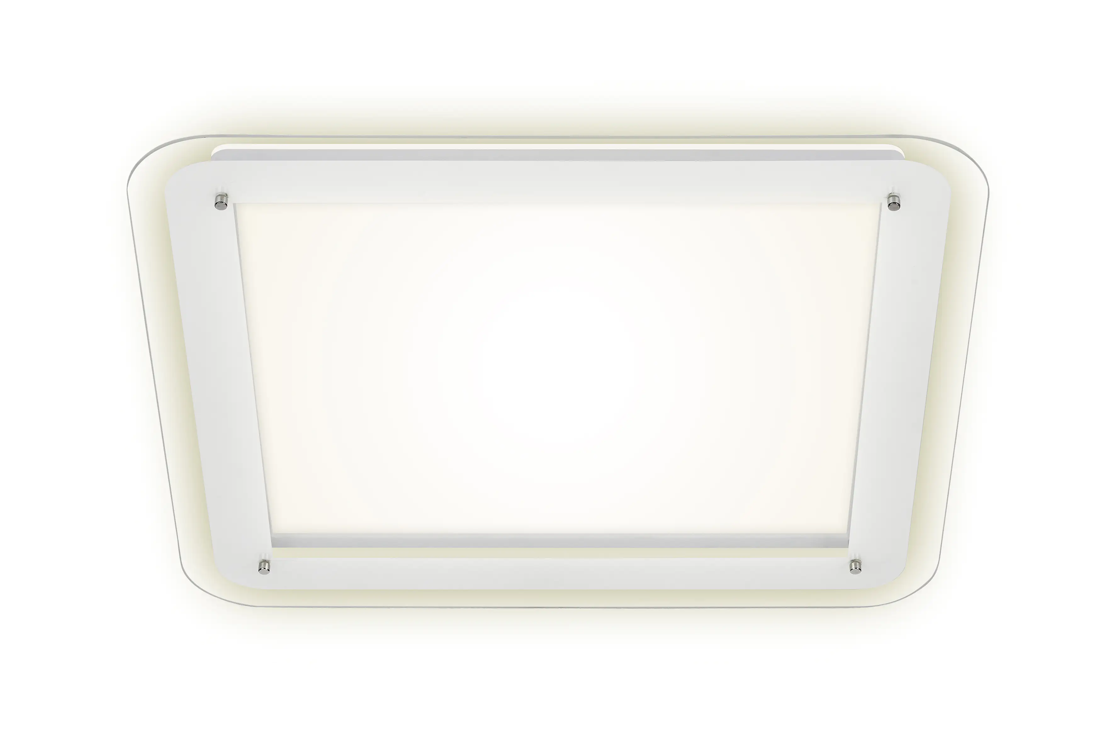 Briloner LED Deckenleuchte Free weiß 52 x 52 cm mit Backlight-Effekt