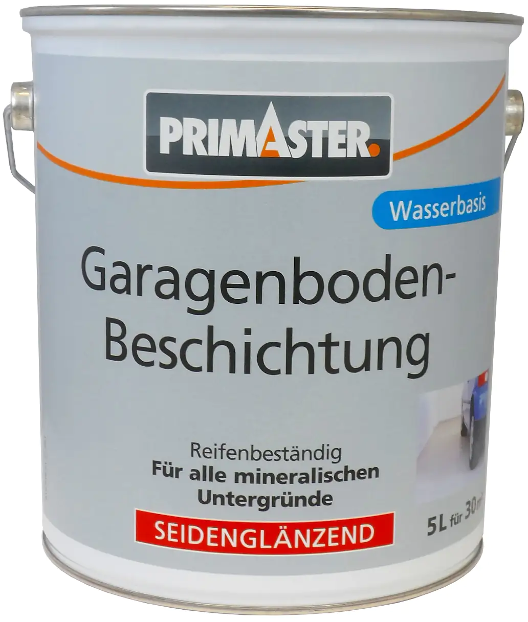 Primaster Garagenbodenbeschichtung 5 L lichtgrau seidenglänzend