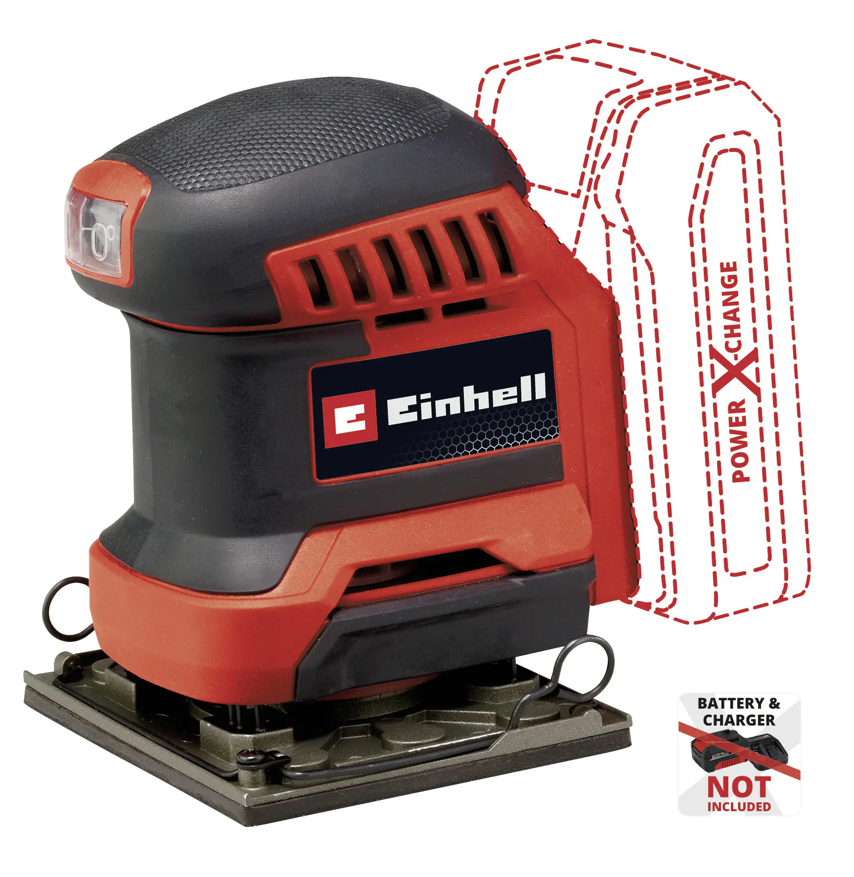 Einhell Expert Akku-Faustschleifer TE-OS 18/113 Li Solo Einhell Expert Akku-Faustschleifer TE-OS 18/113 Li Solo
