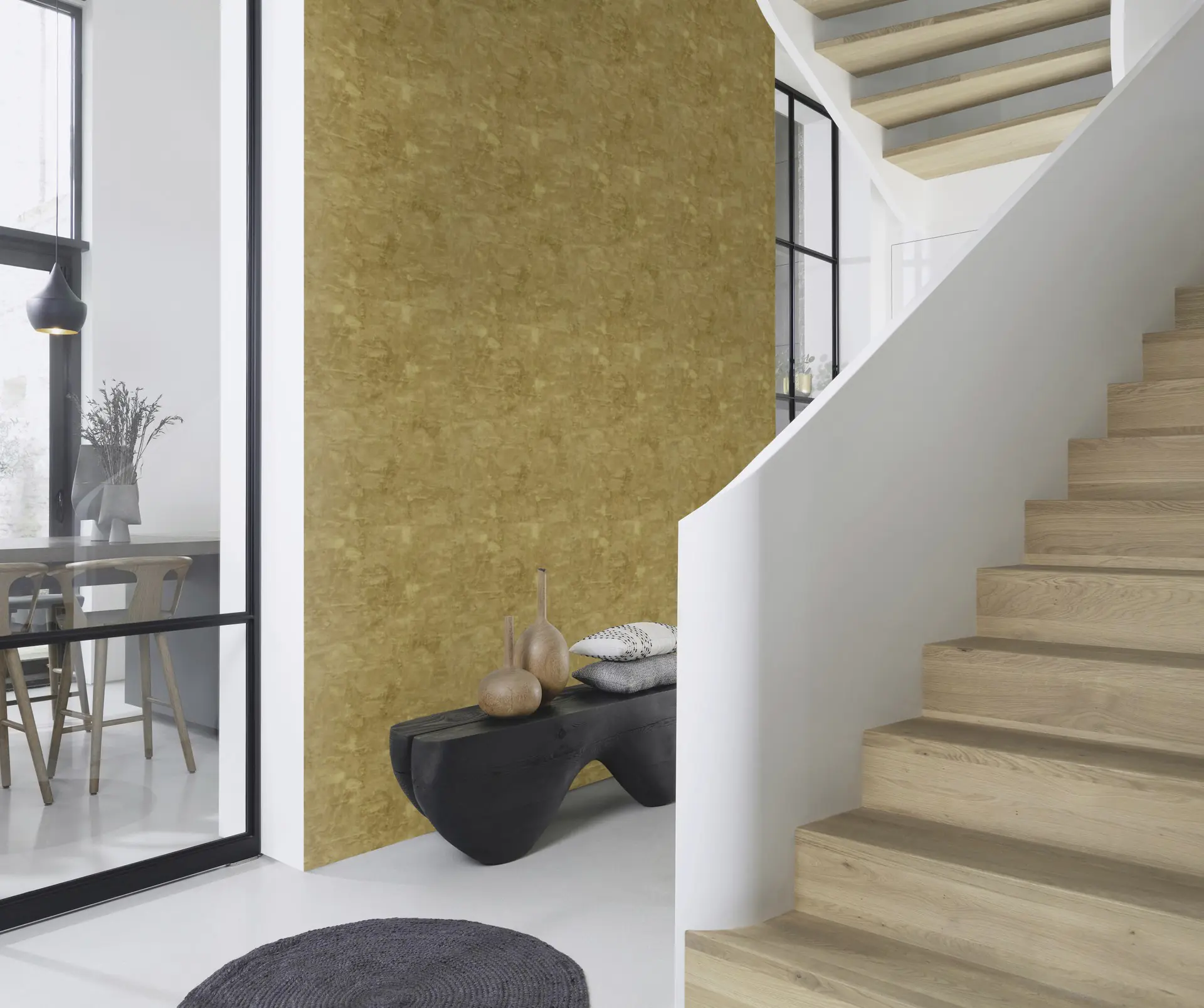 Rasch Vliestapete 499735 Gold-Gold Dunkel Muster & Motive 10,05 m x 0,53 m