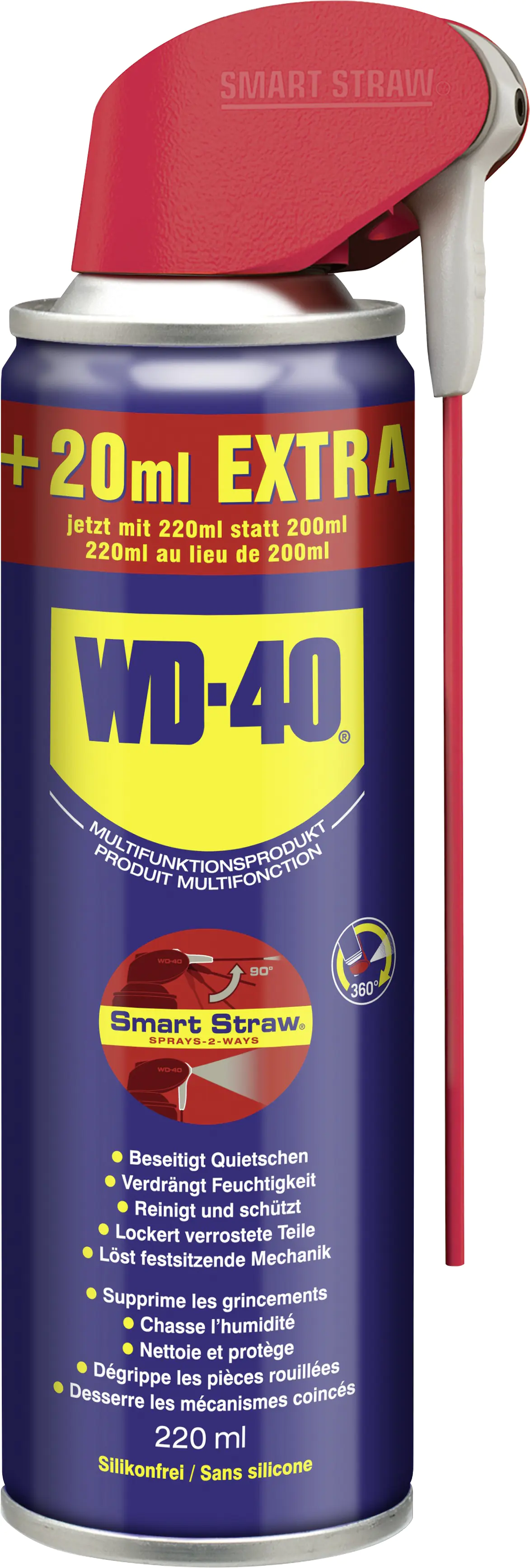 WD40 Multifunktionsprodukt Smart Straw 200+20ml