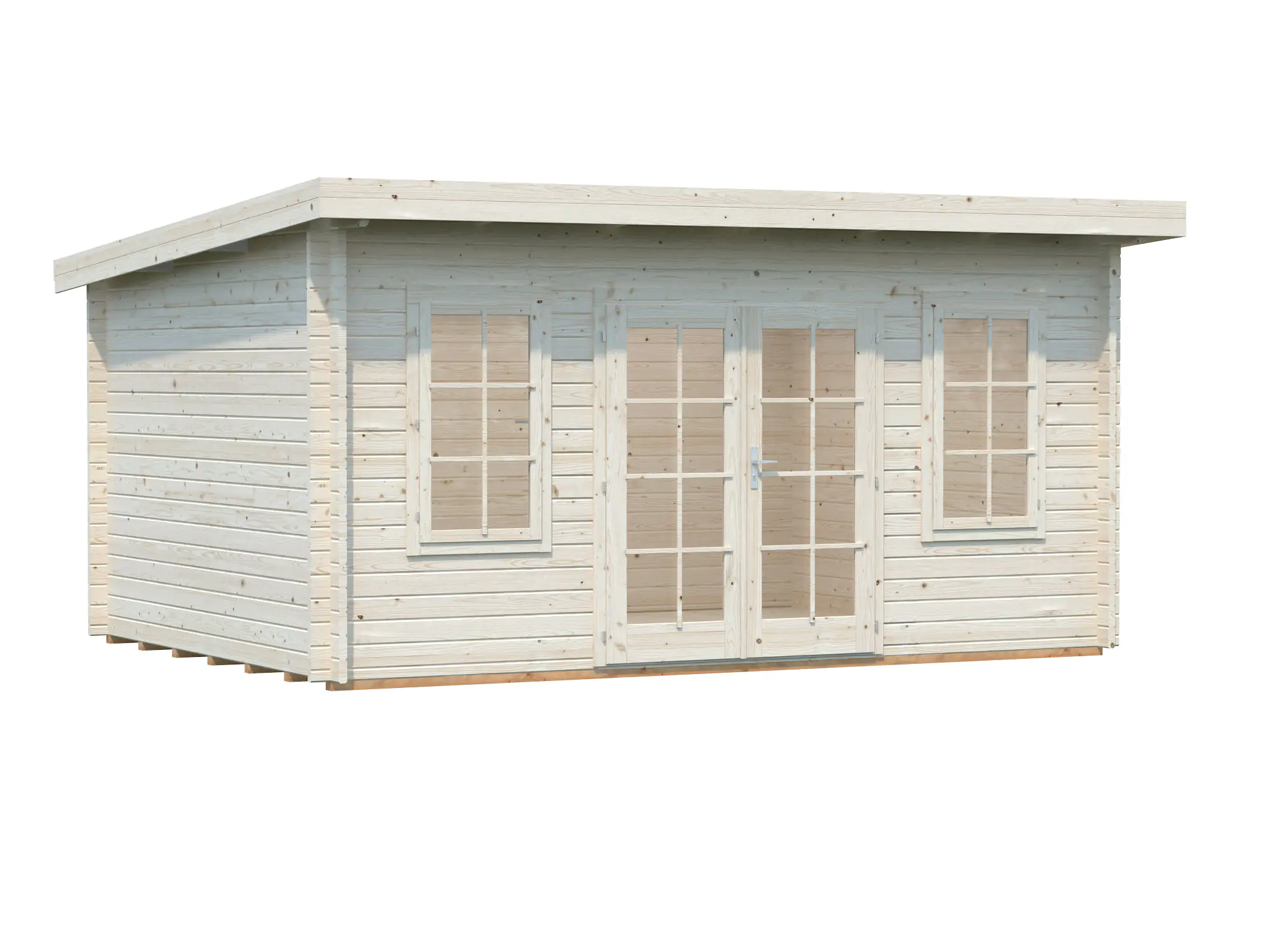 Palmako Gartenhaus Holz Lisa 450 x 330 cm naturbelassen