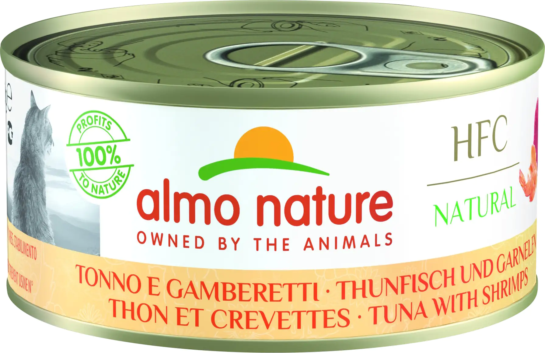 Almo Nature HFC Katzenfutter Thunfisch & Garnele 150 g
