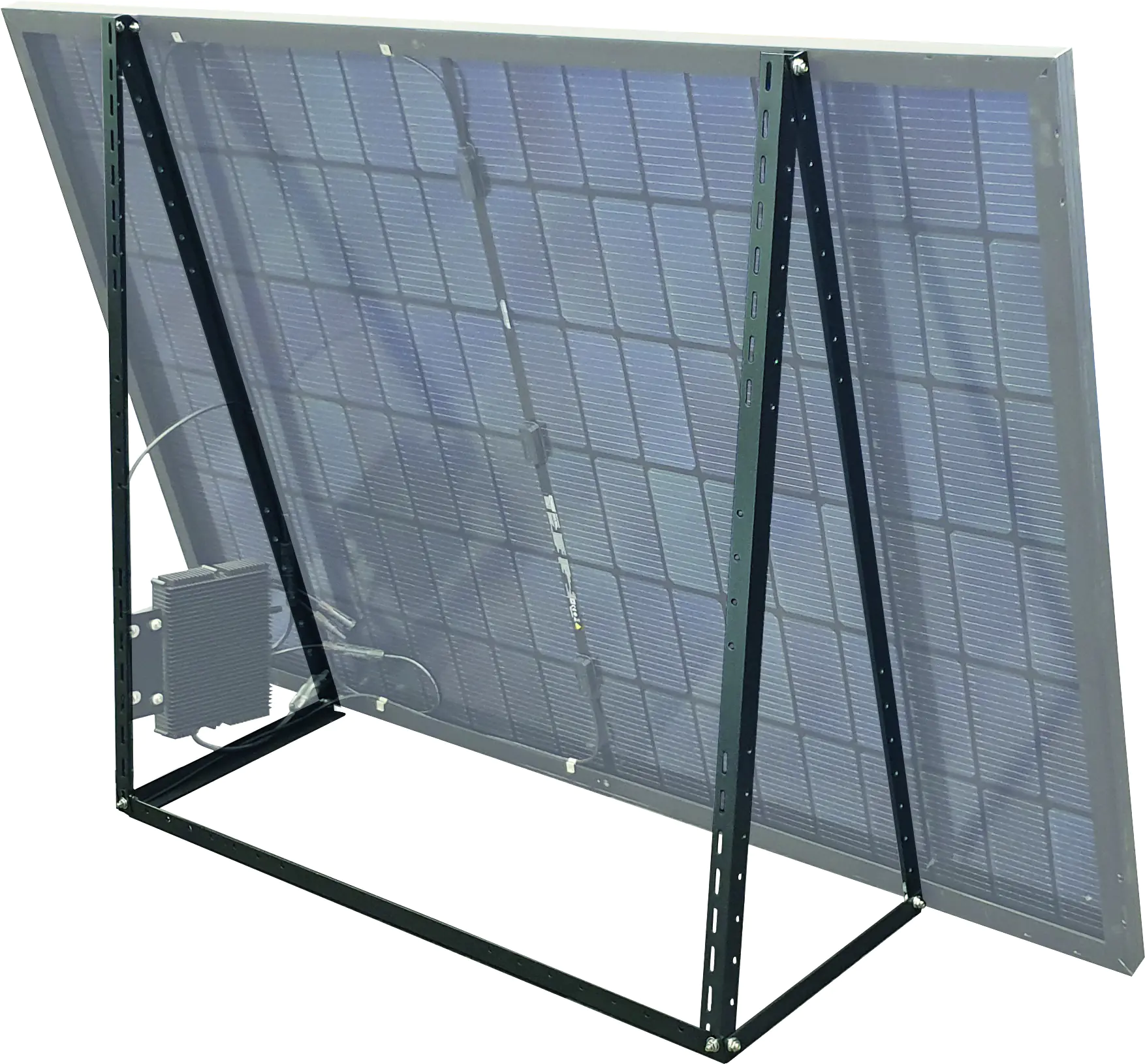 Schwaiger Solarmodulhalterung für 1 Panel Aluminium schwarz