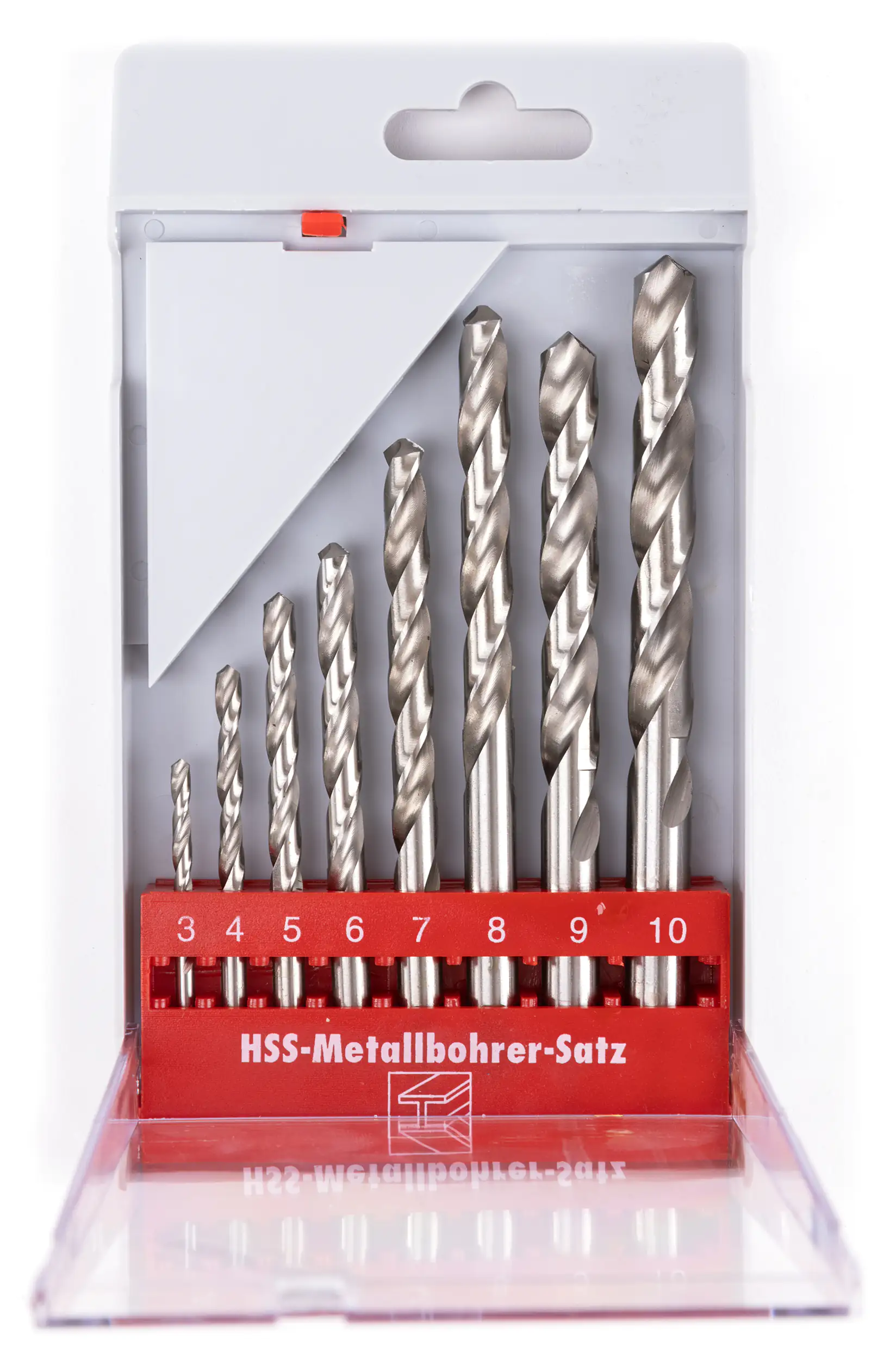 Primaster HSS-G Metallbohrersatz 8-teiliges Bohrer-Set Rundschaft