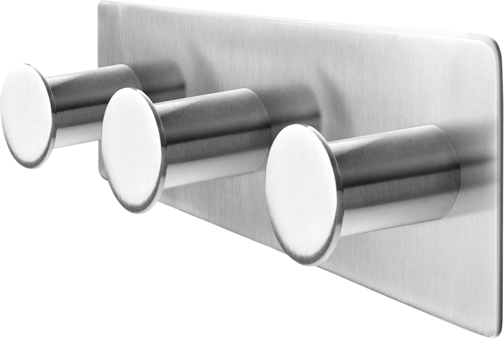 tesa Powerbutton Hakenleiste Classic Edelstahl, chrom, rostfrei tesa Powerbutton Hakenleiste Classic Edelstahl, chrom, rostfrei