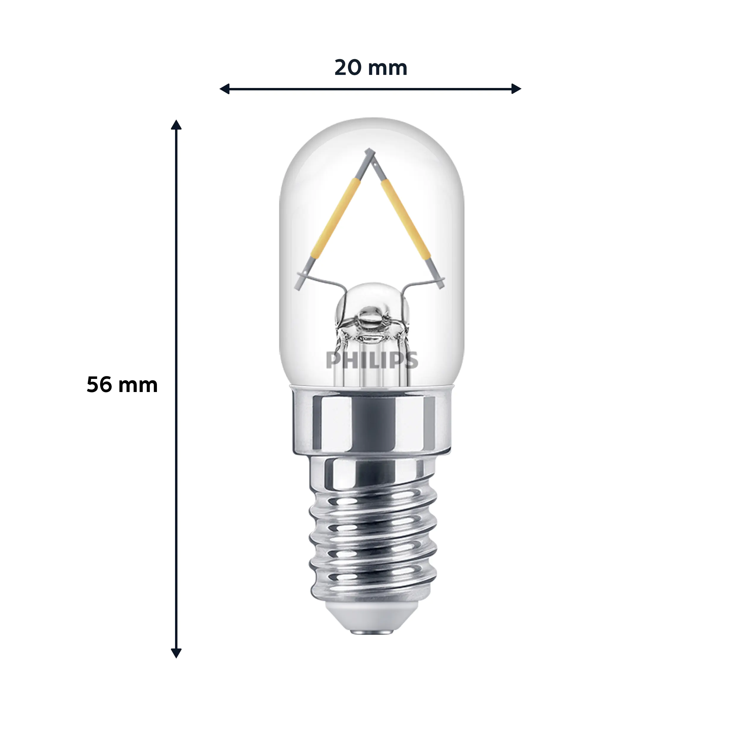 Philips Led Leuchtmittel Stabform E14 warmweiß