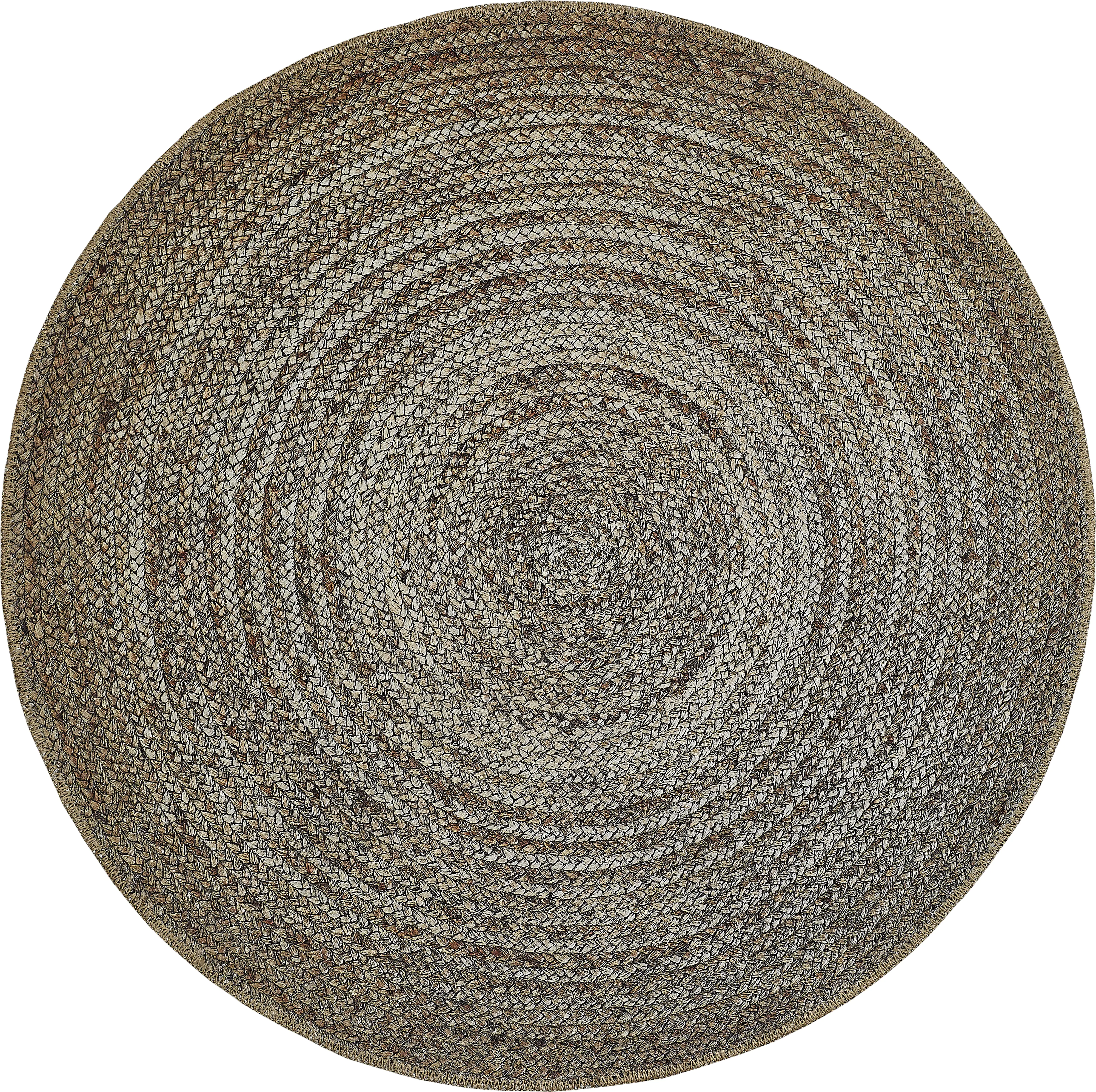 Teppich Pinto weiß-beige, 100 cm Ø rund Teppich Pinto weiß-beige, 100 cm Ø rund