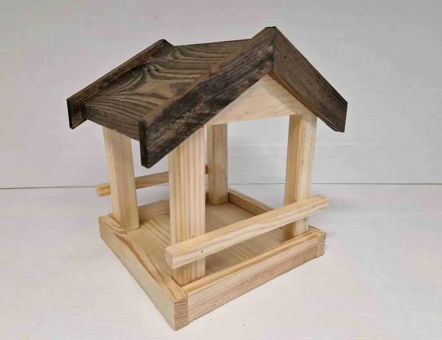 Vogelhaus Emil aus Holz natur