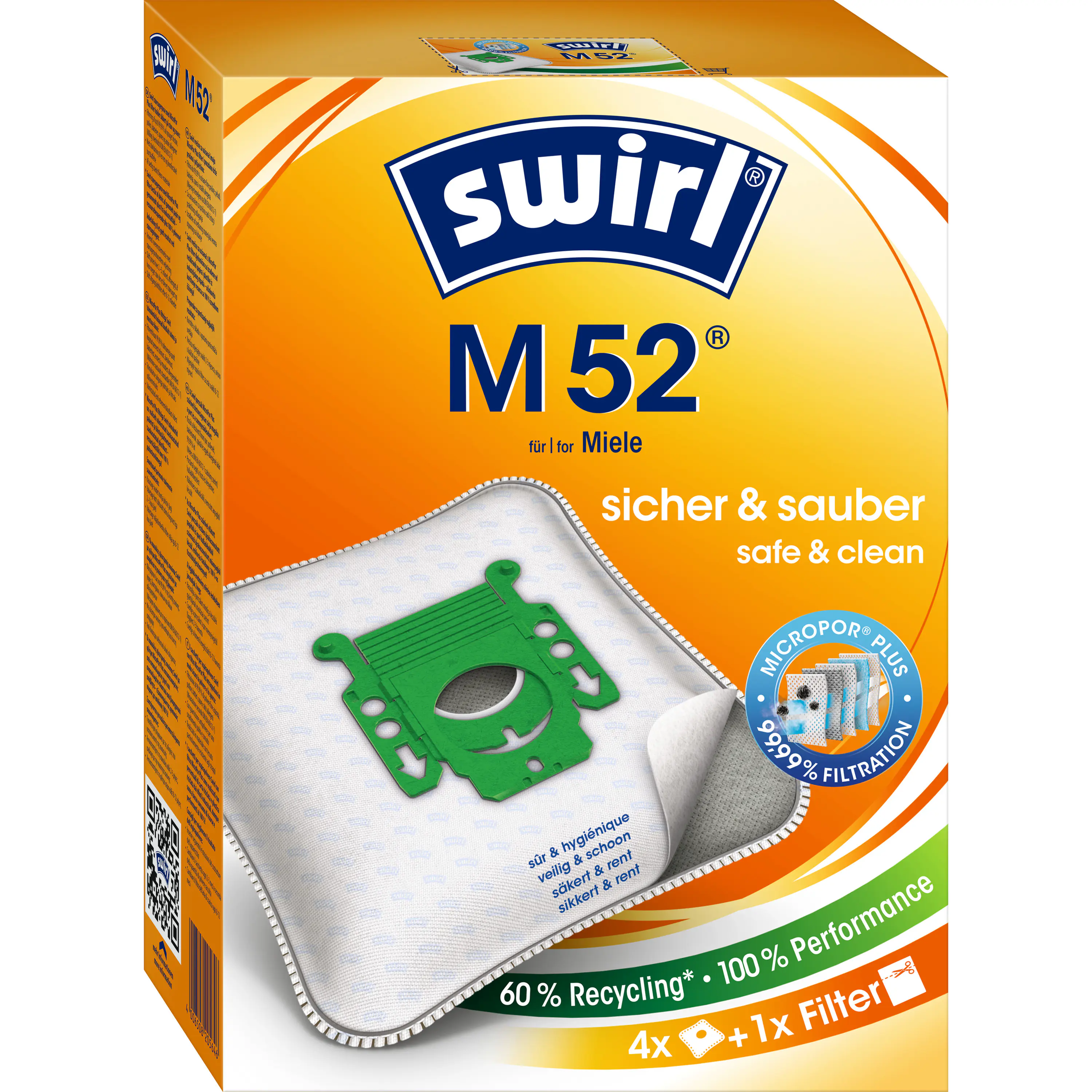 Swirl® M 52  MicroPor® Plus