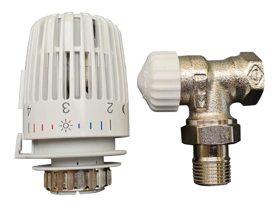 4260299695011 Heimeier Thermostatventil-Set V-Exact II 1/2" Eck