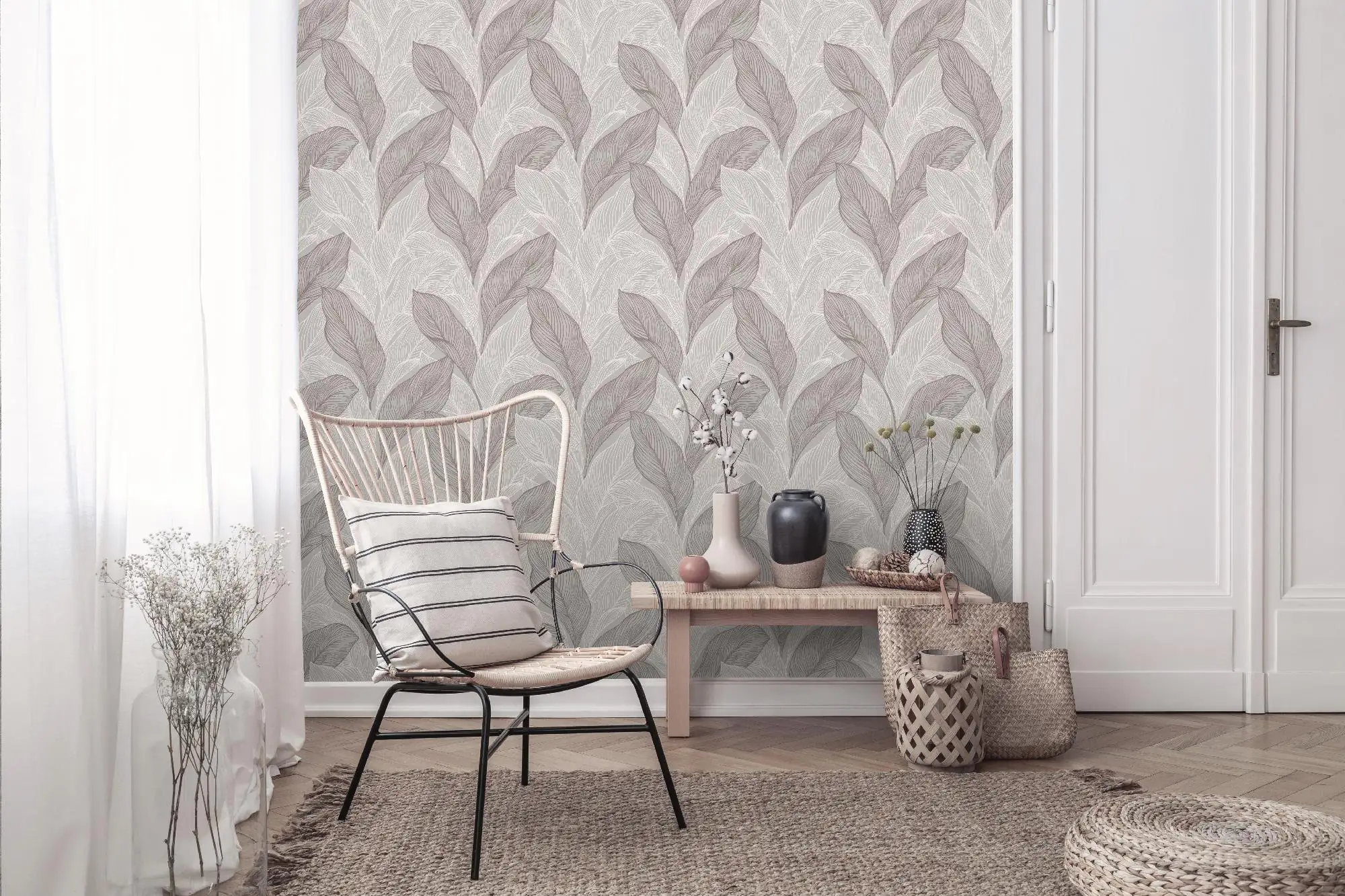 Guido Maria Kretschmer Vliestapete 10282-38 Fashion For Walls floral taupe 10,05 x 0,53 m