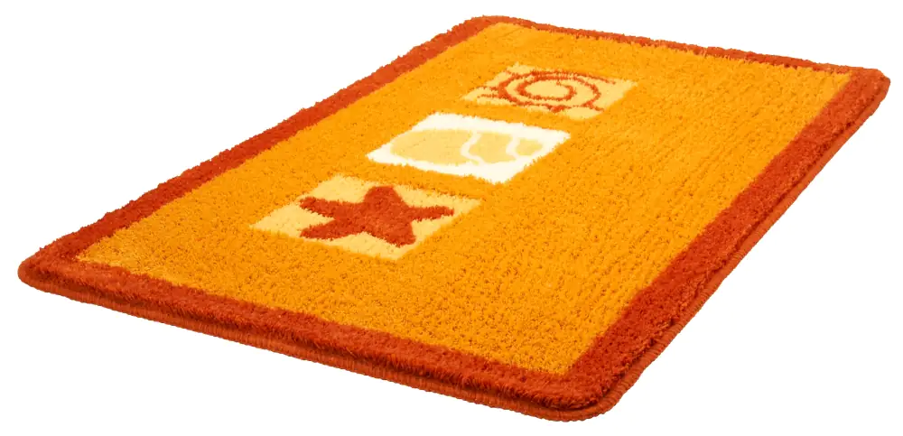 Kleine Wolke Badteppich Beach rost, 55 x 65 cm