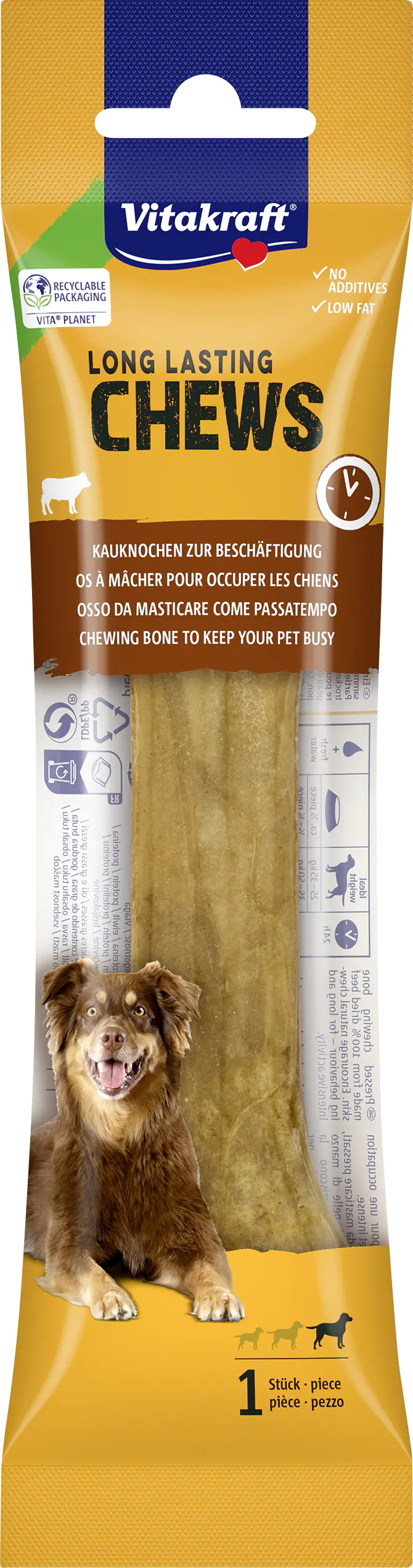 Avis Sur VITAKRAFT Chews Bâtonnets à Mâcher En Peau De Bœuf Pour Grands Chiens Av 164248