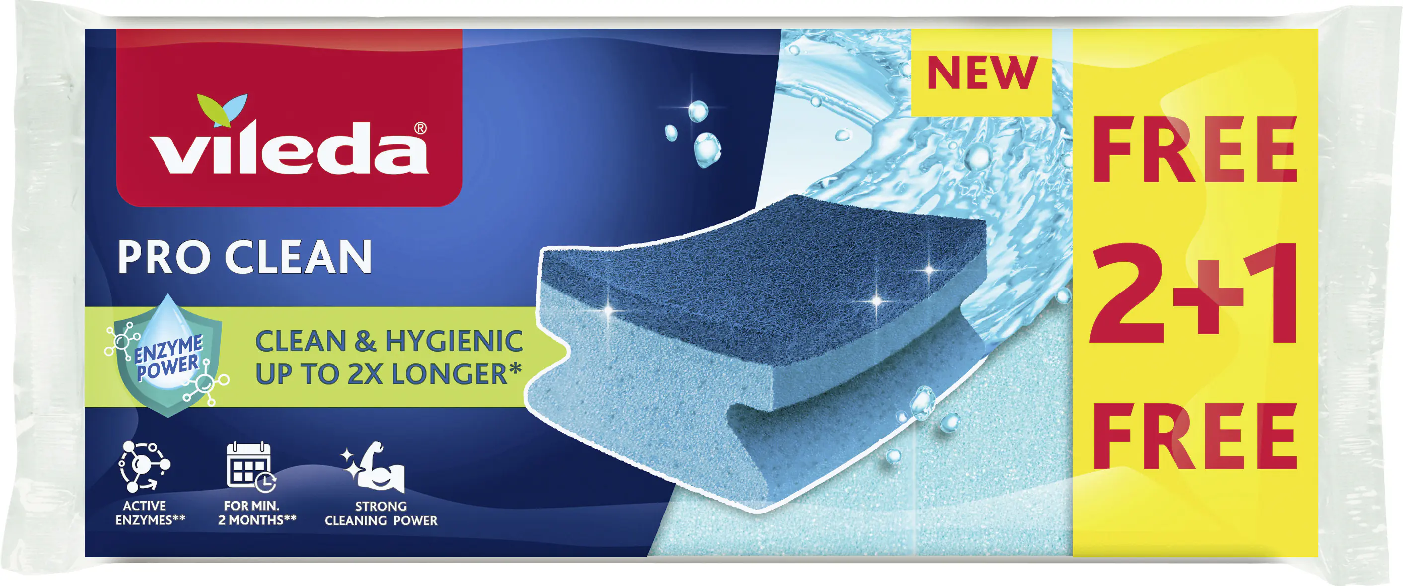 Vileda Topfreiniger Pro Clean 3 Stück