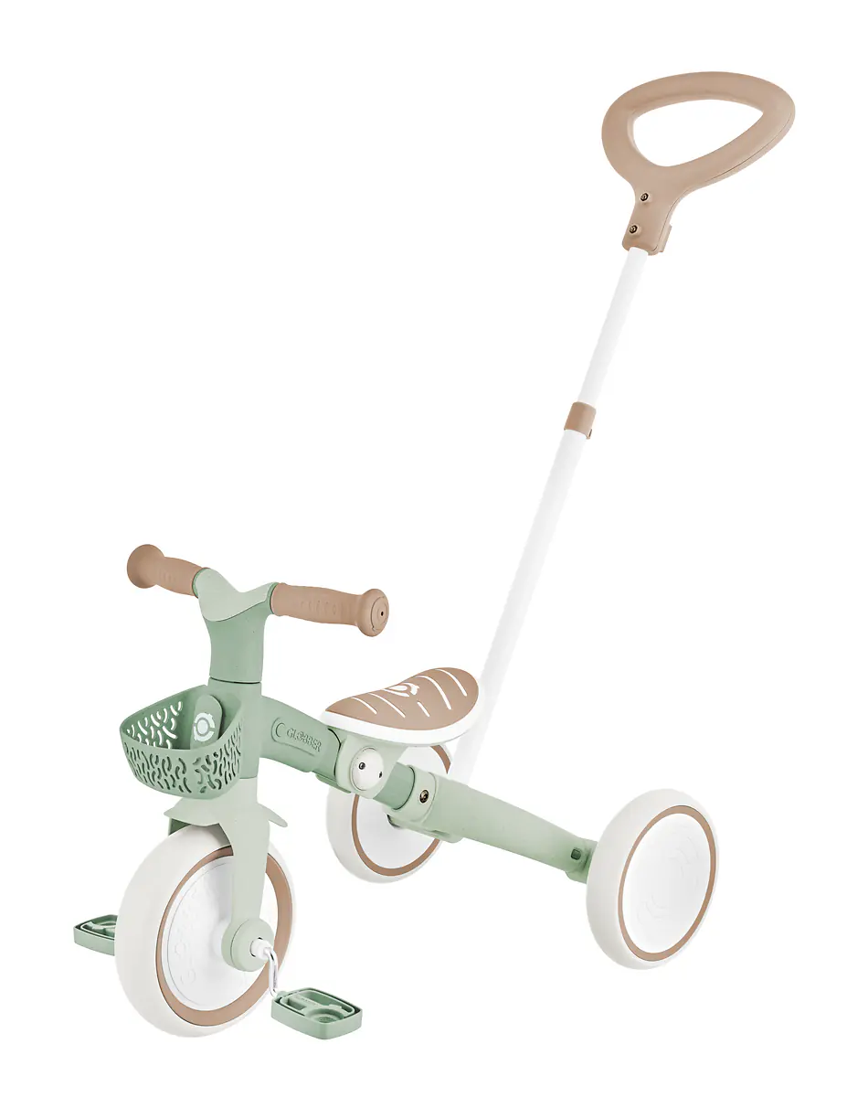 Globber Dreirad für Kinder Learning Trike 3-in-1 Plus salbeigrün