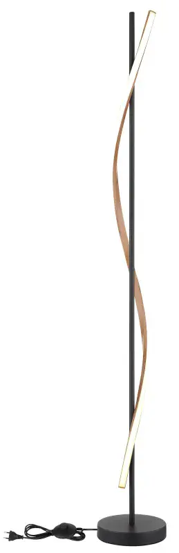 Globo Stehleuchte Watkins 20 x 150,7 cm Ø x H schwarz warmweiß