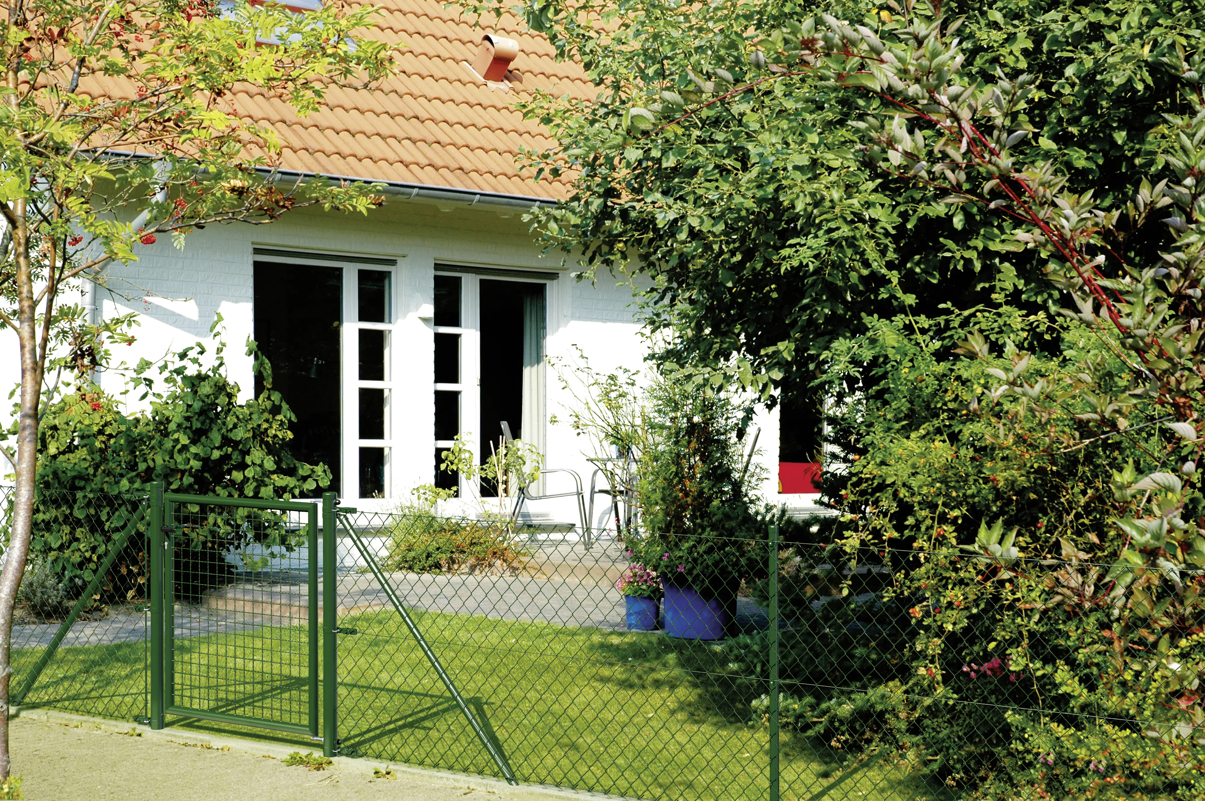 Alberts Maschendrahtgeflecht 15m 80 cm hoch grün