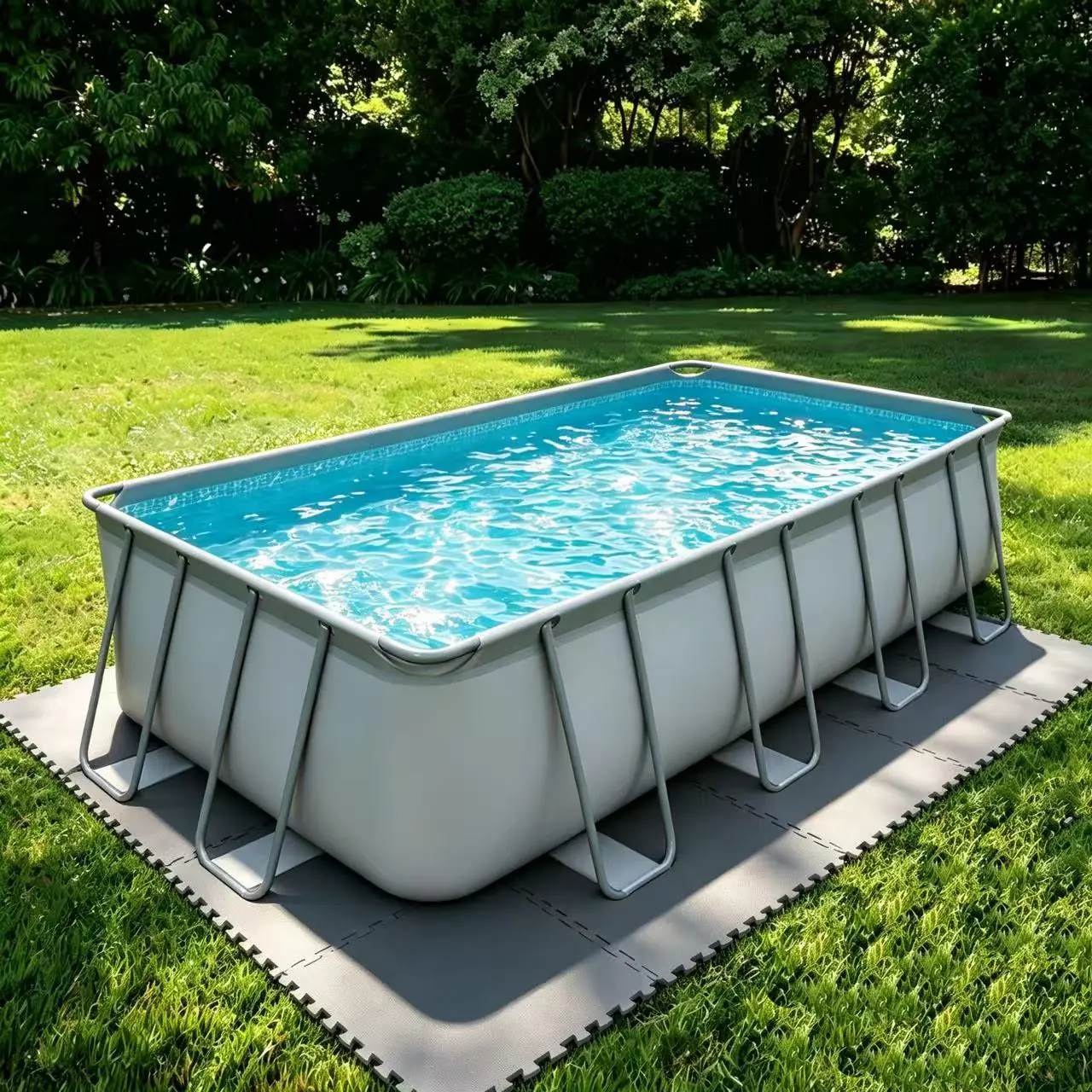 Primaster Poolbodenschutzmatte 50 x 50 x 0.5 cm - 9er Pack
