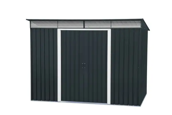 0638801205517 Duramax Metallgerätehaus Pent Roof Skylight 8 x 6 263,5 x 184,5 x 202 cm