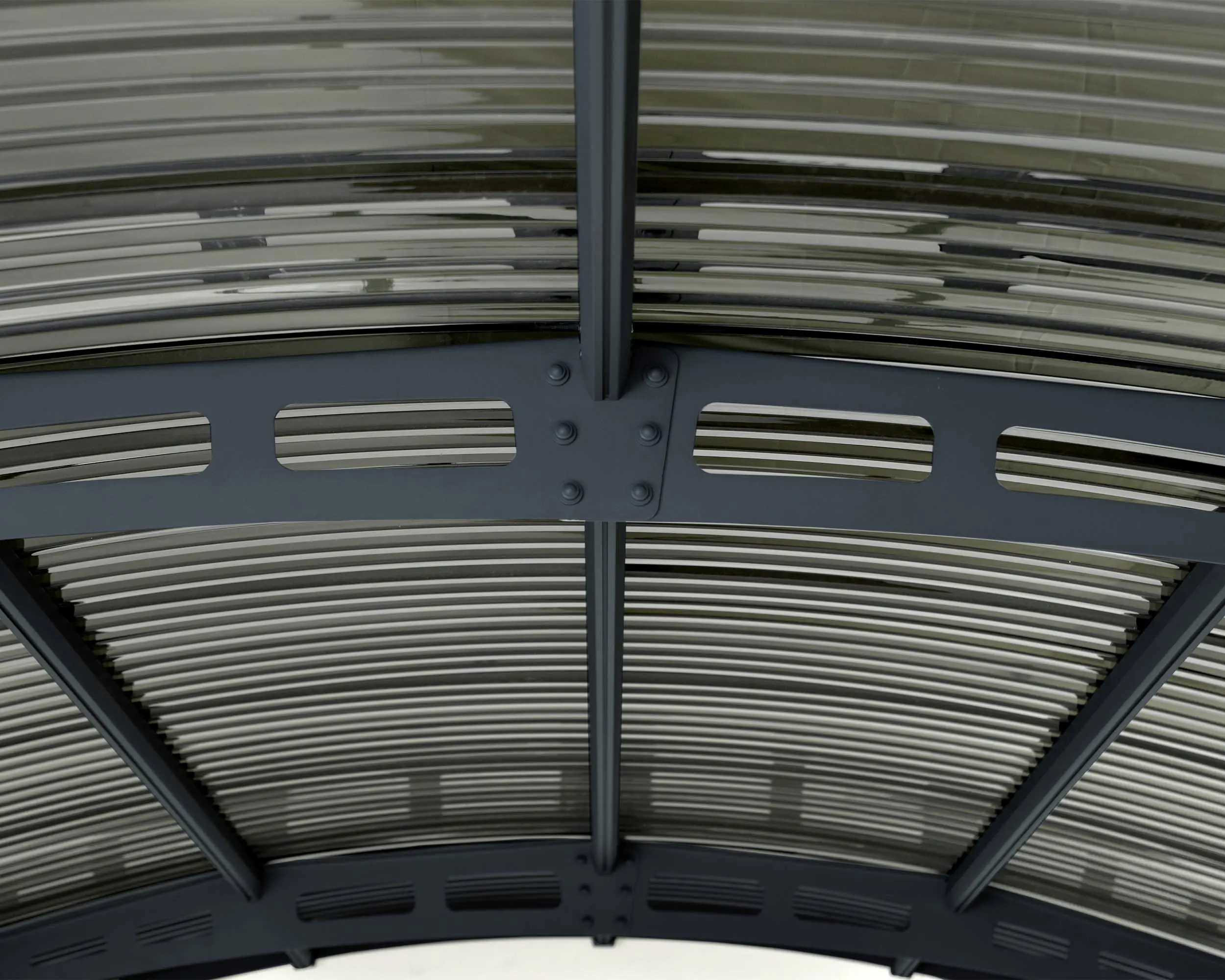 Canopia Carport Atlas 5000  Grau Alu 288 x 495 cm