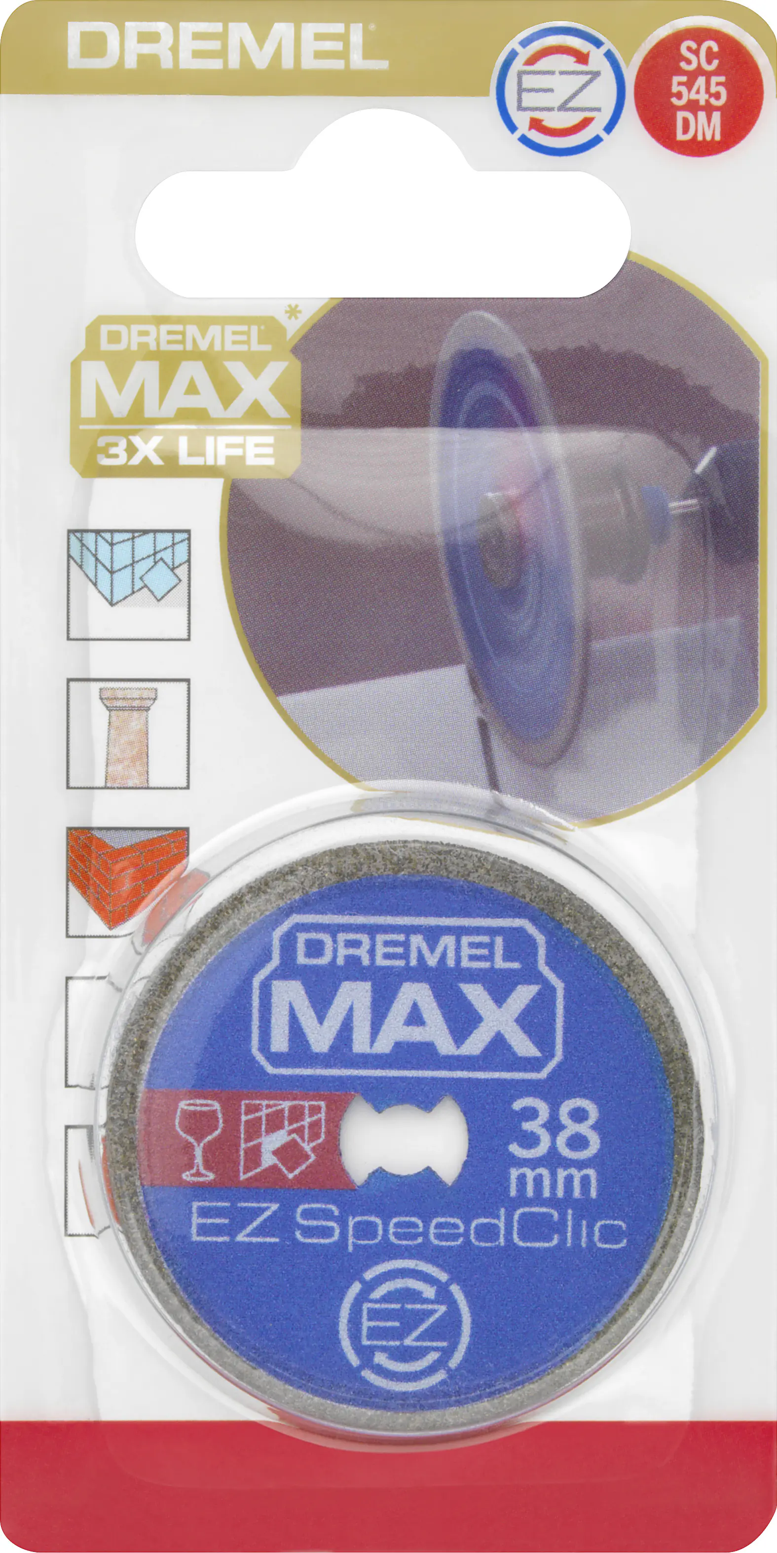 Dremel Max Trennscheibe Diamant Ø 38 mm SC545DM