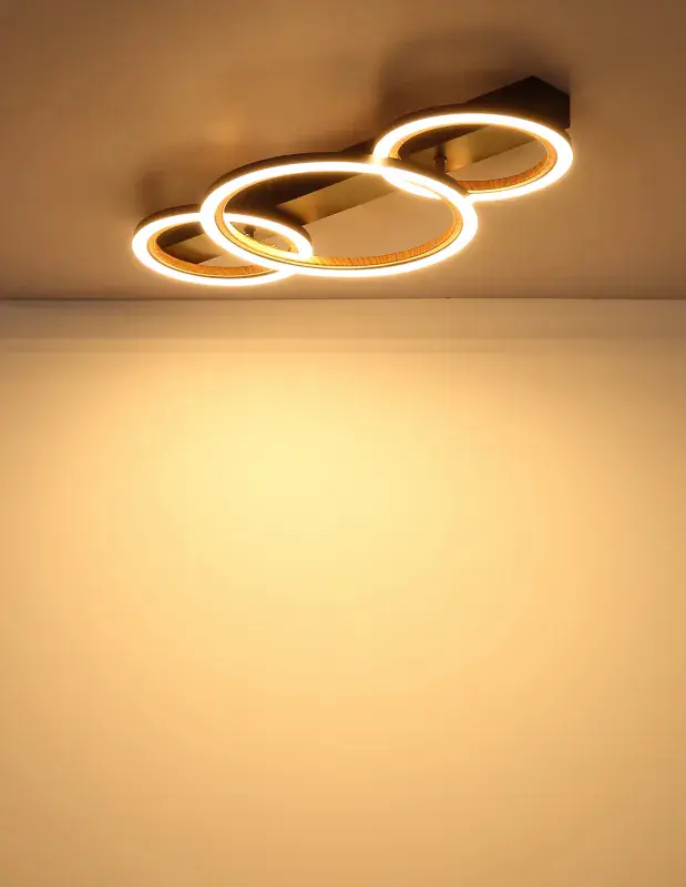 Globo Deckenleuchte Dakari I 58 x 30 cm schwarz warmweiß