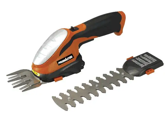 Primaster Akku-Gras- & Strauchschere PMGBS 7220 7,2 V 7,5 und 16 cm Schnittlänge inkl. Akku und Ladegerät