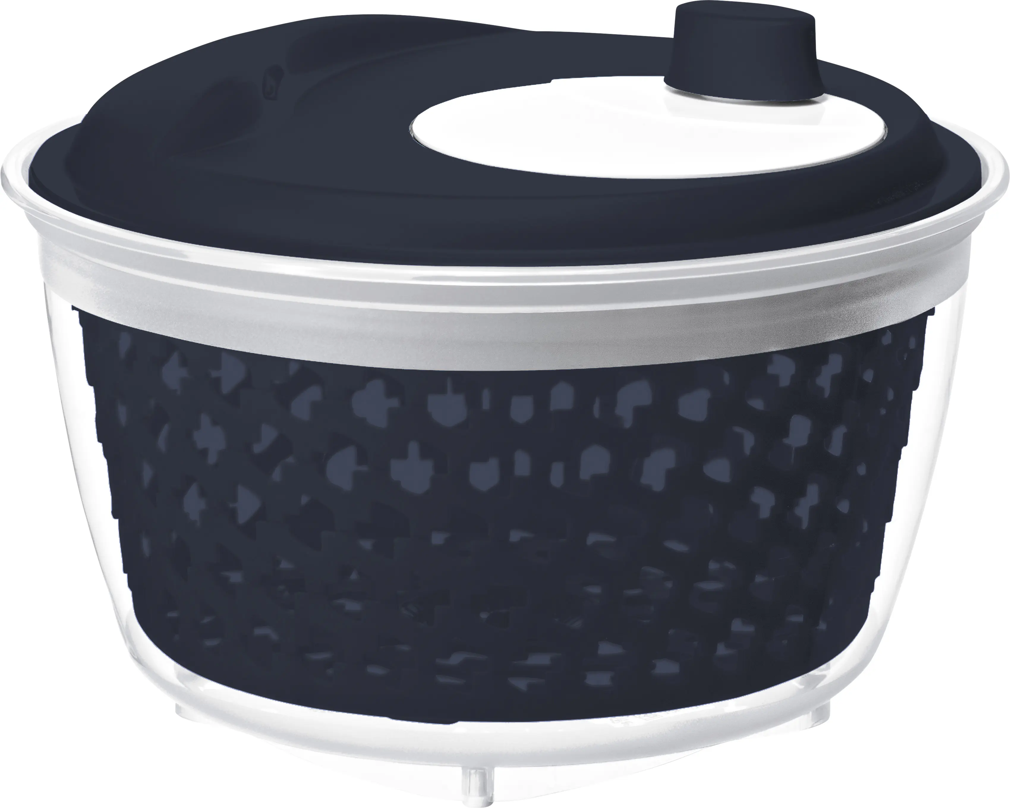 Rotho Salatschleuder FRESH 4,5 l, midnight blau