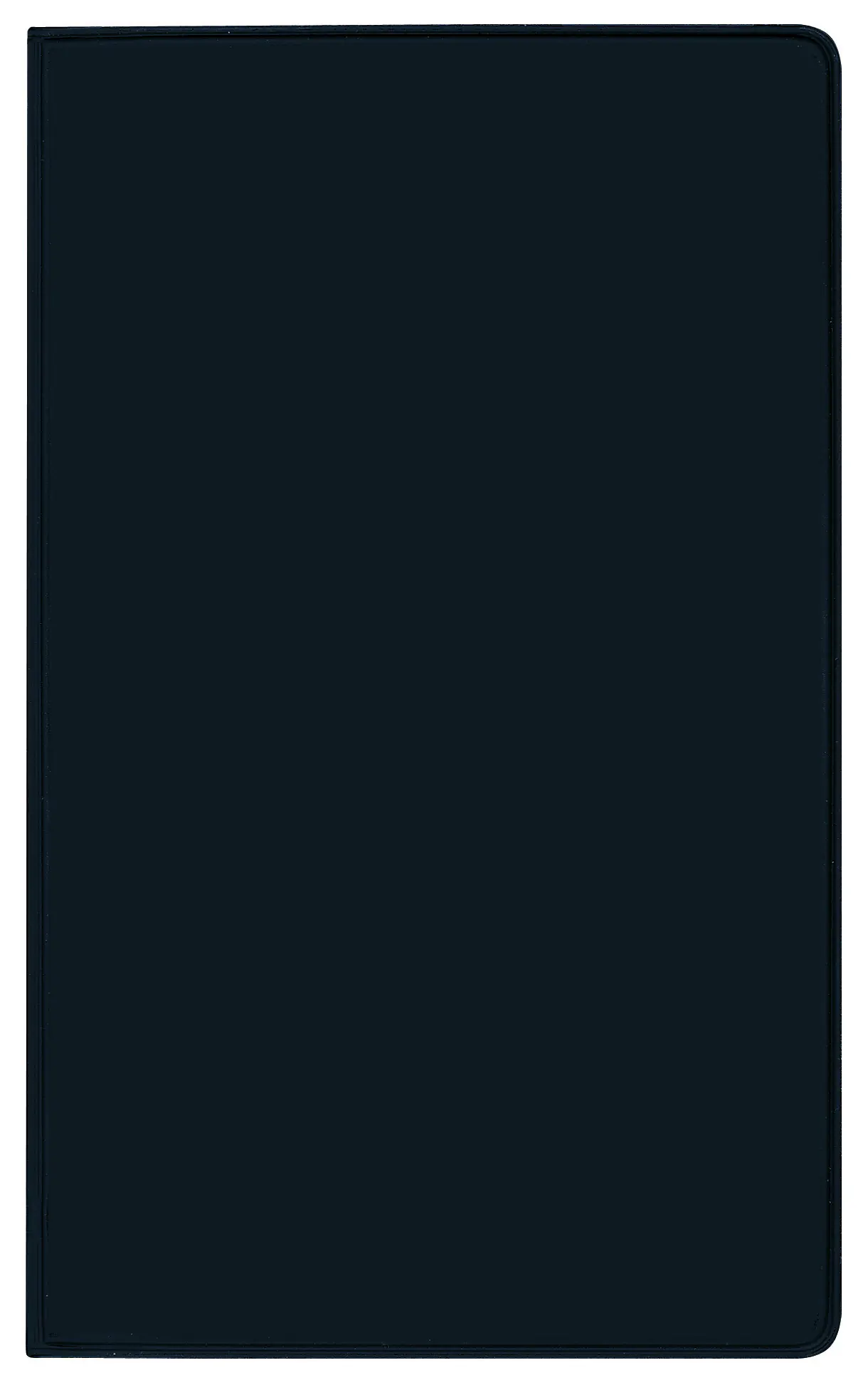 Korsch Taschenkalender Saturn Leporello 2027 schwarz
