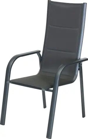 Primaster Garten-Essgruppe Fano mit ausziehbarem Tisch & 4 Stapelstühlen