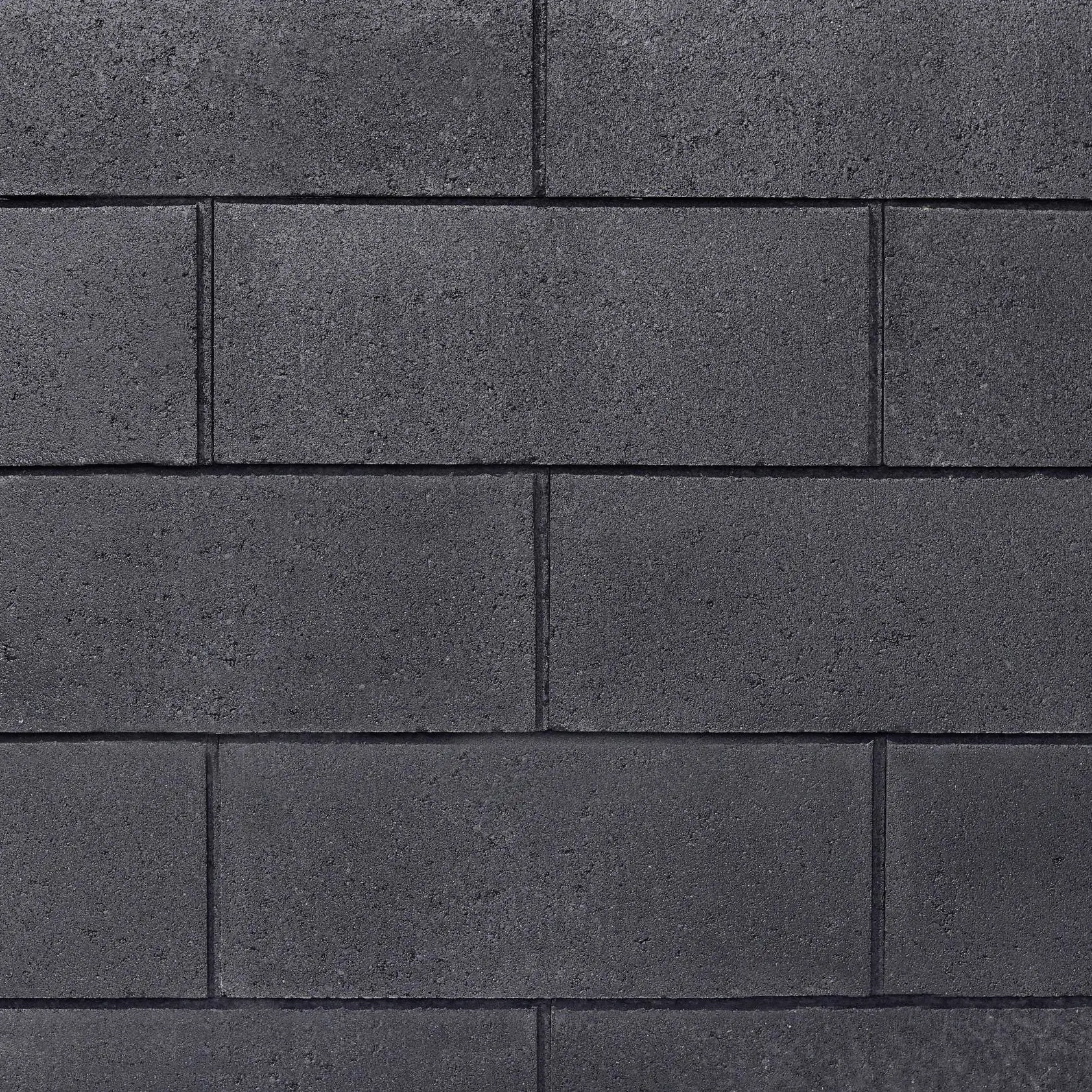 Schalungsstein Endstein 17,5 x 17,5 x 20 cm anthrazit