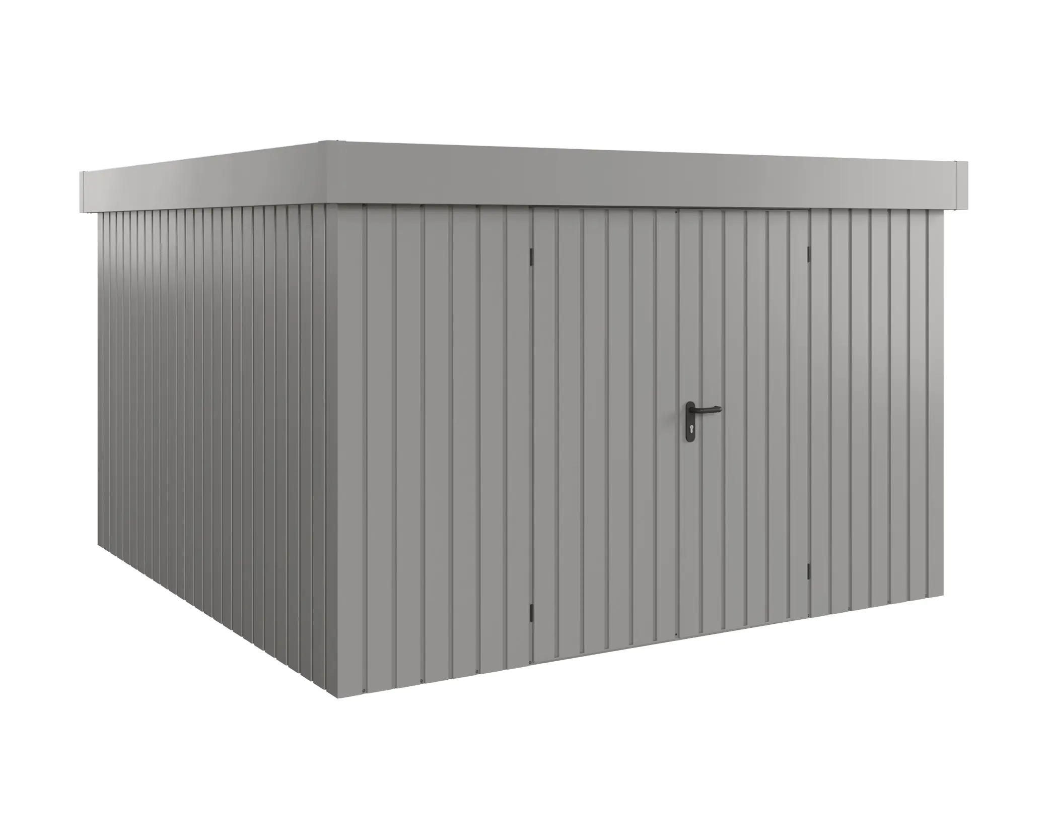 EcoStar Metallgerätehaus Euroline EFD14 aluminiumgrau 310 x 310 cm 2-flg. EcoStar Metallgerätehaus Euroline EFD14 aluminiumgrau 310 x 310 cm 2-flg.