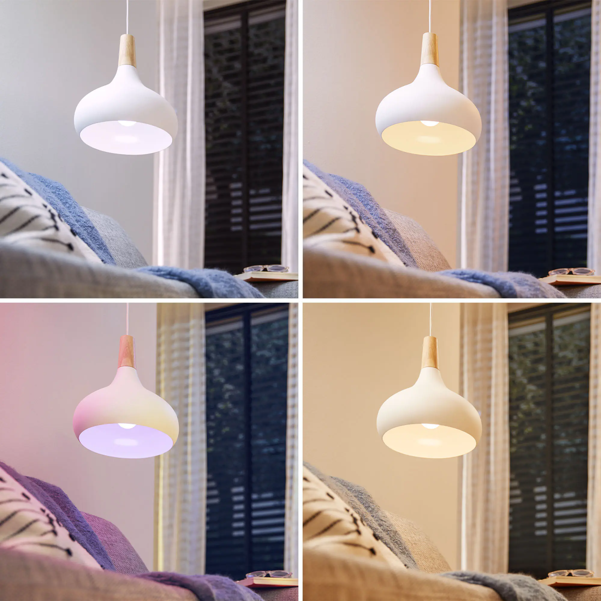 Philips LED Leuchtmittel GU10 4,7W 345lm 2200-6500K RGB