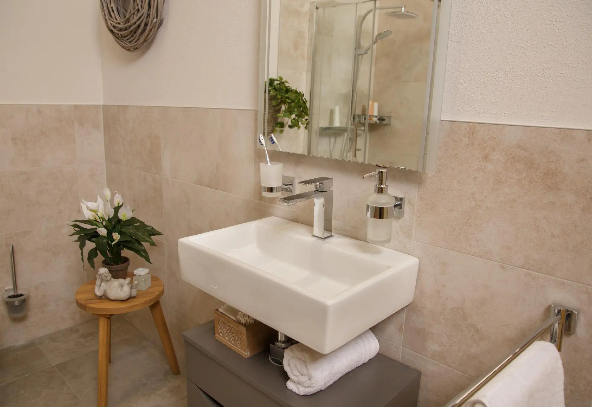 Dijk Pflanzer Holz natur 27 x 14 x 14 cm