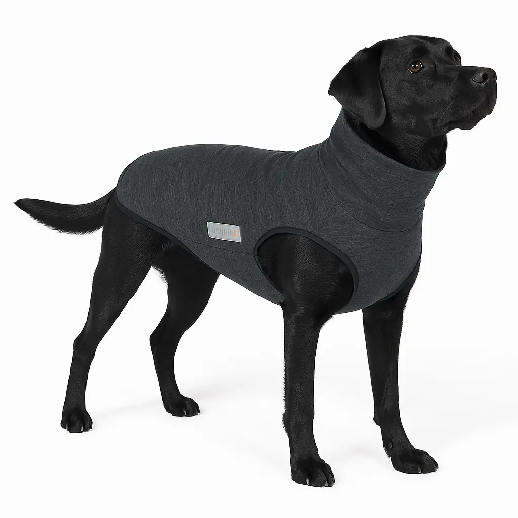Wolters Hundebekleidung Fleecejacke Casual grau meliert